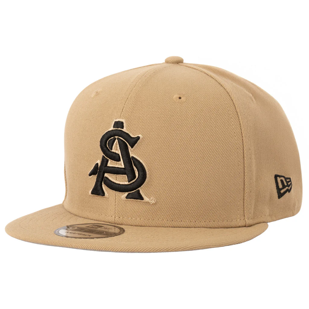 NCAA Arizona State Sun Devils New Era Mocha 9FIFTY Snapback Hat - Khaki
