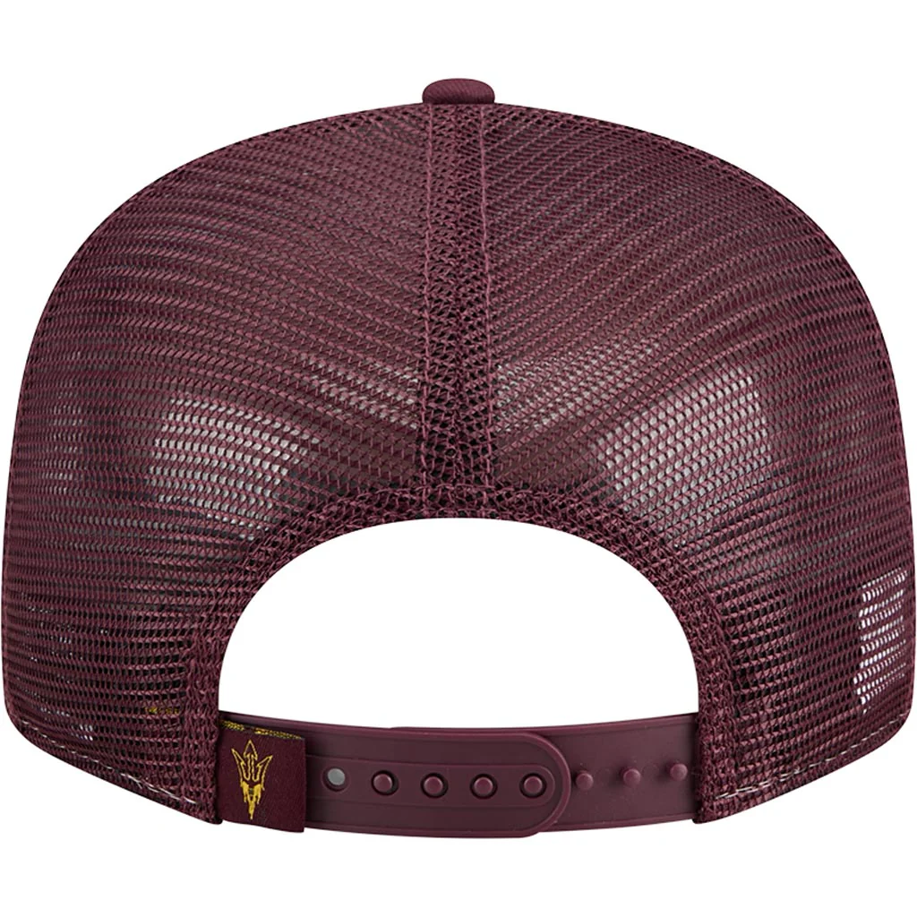 NCAA Arizona State Sun Devils New Era Outdoor 9FIFTY Split Panel Snapback Hat - Gold - Image 4