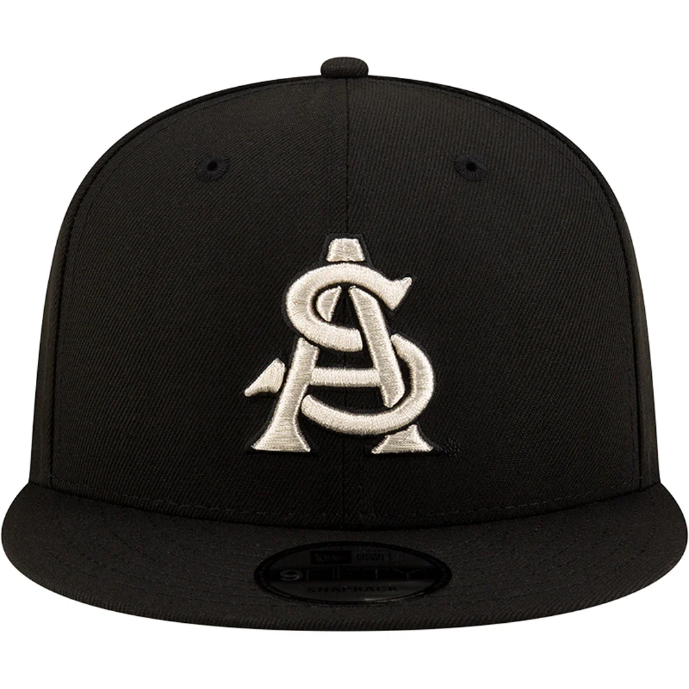 NCAA Arizona State Sun Devils New Era Silver Logo 9FIFTY Snapback Hat - Image 3