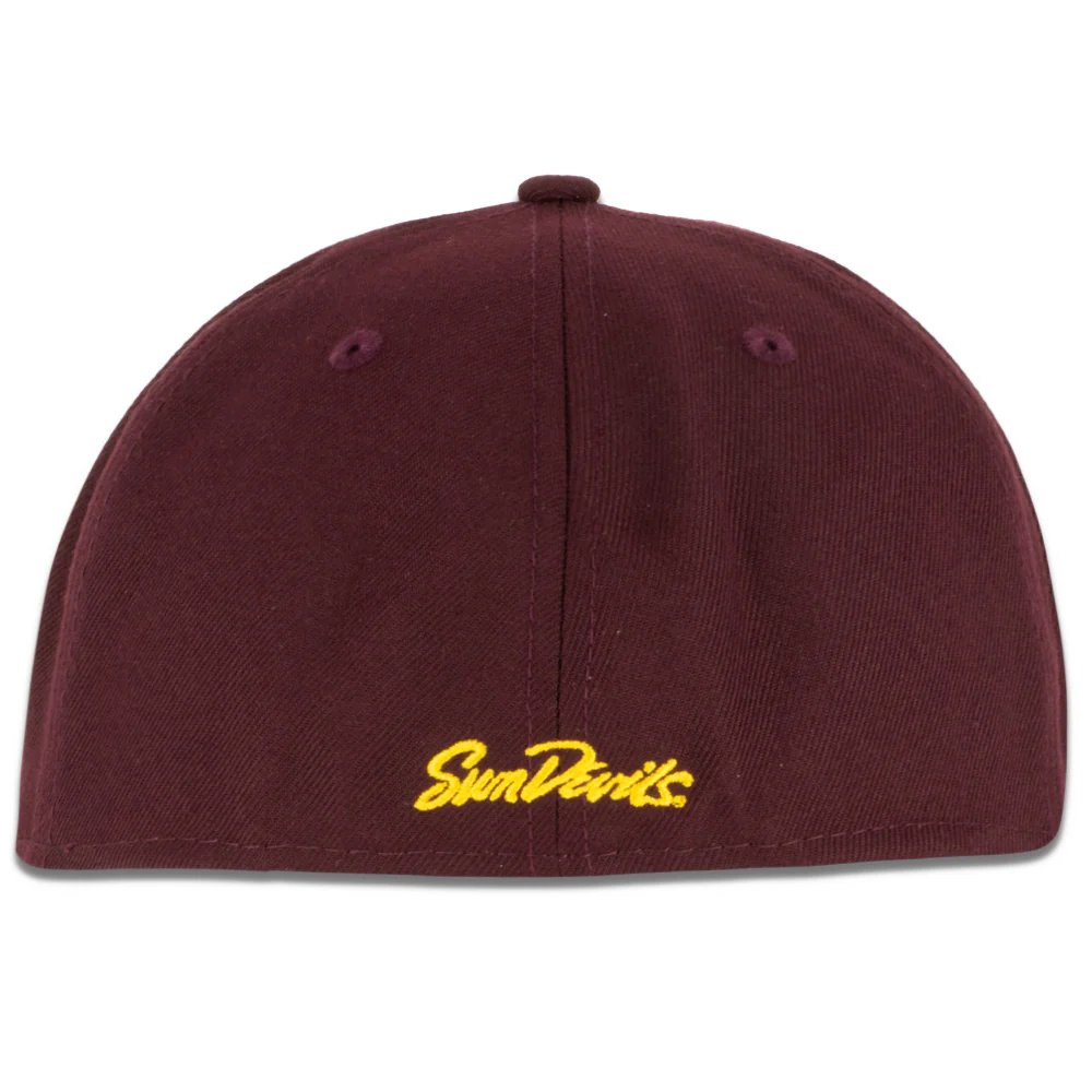 NCAA Arizona State Sun Devils New Era Sparky Face 59FIFTY Fitted Hat - Image 2