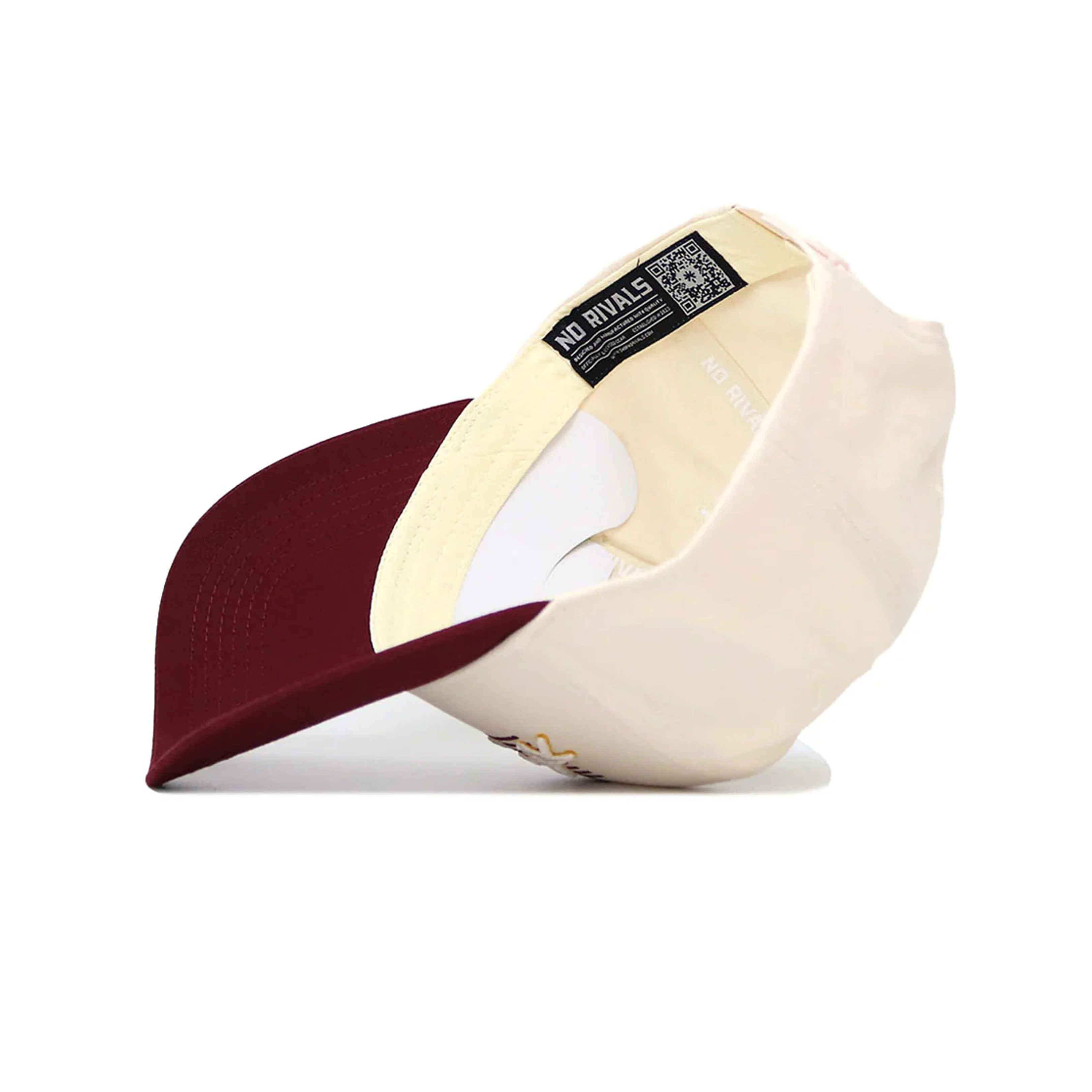 NCAA Arizona State Sun Devils No Rivals Triangle Game Cap Structured Hat- Cream - Image 4