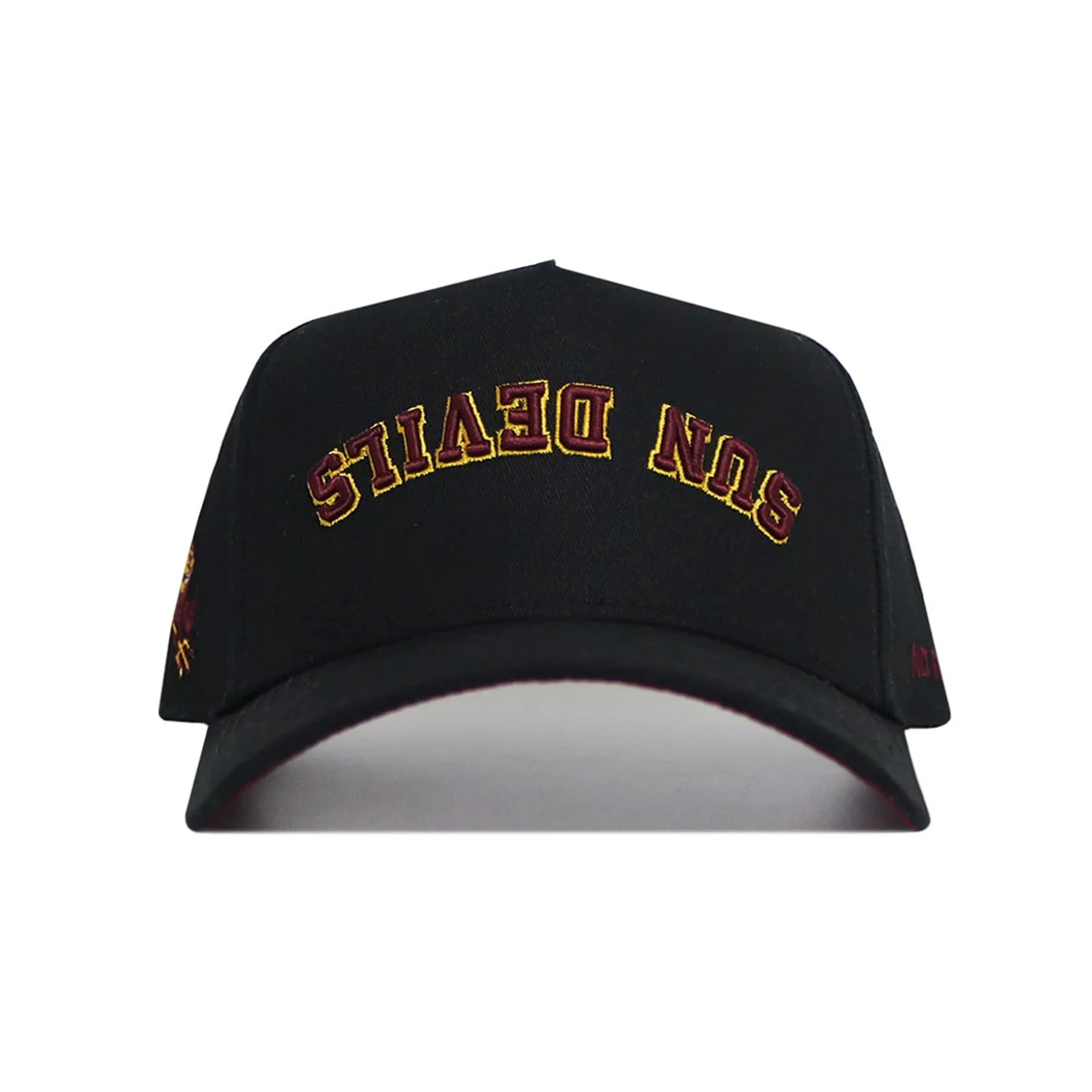 NCAA Arizona State Sun Devils No Rivals Upside Down Blackout Structured Hat- Black