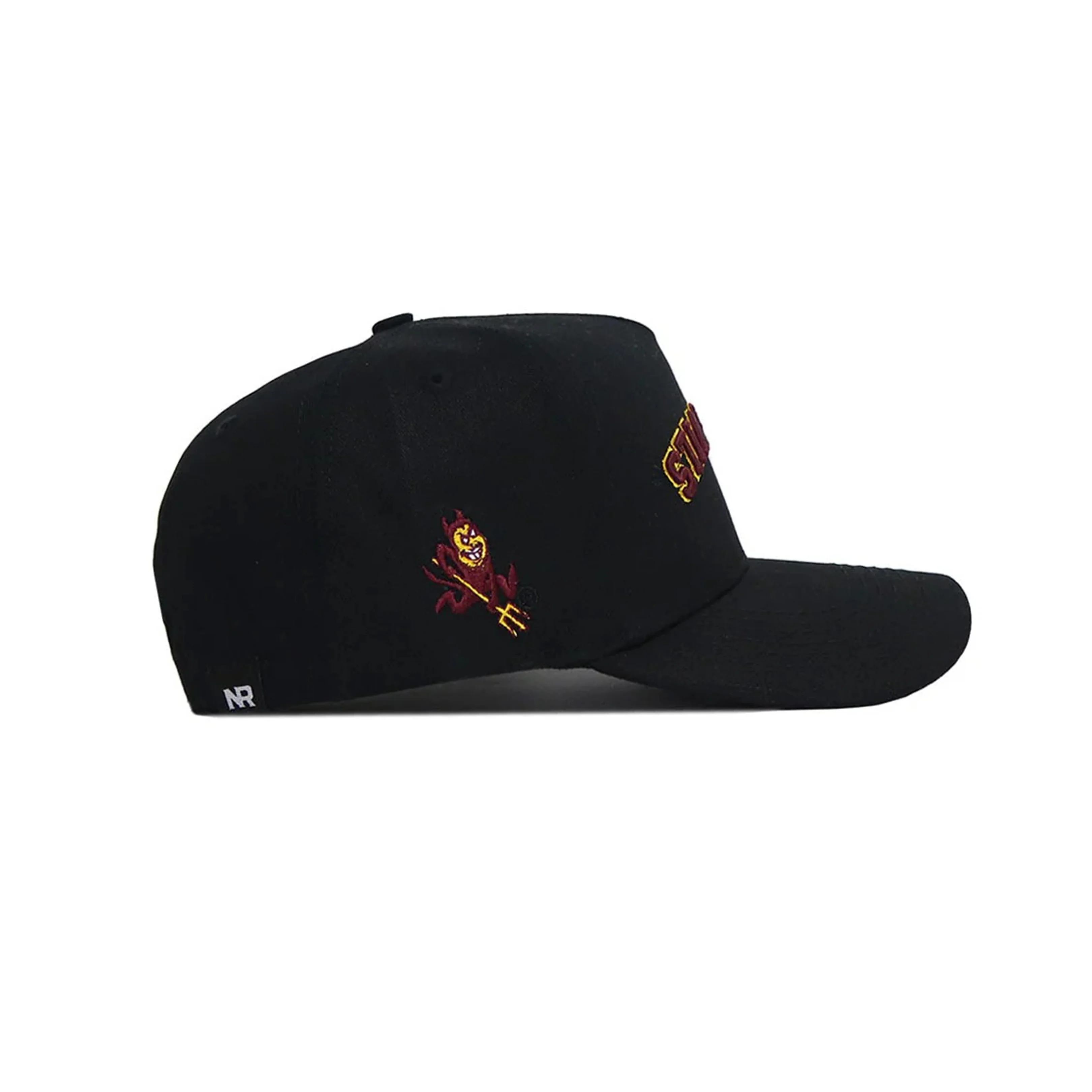 NCAA Arizona State Sun Devils No Rivals Upside Down Blackout Structured Hat- Black - Image 2