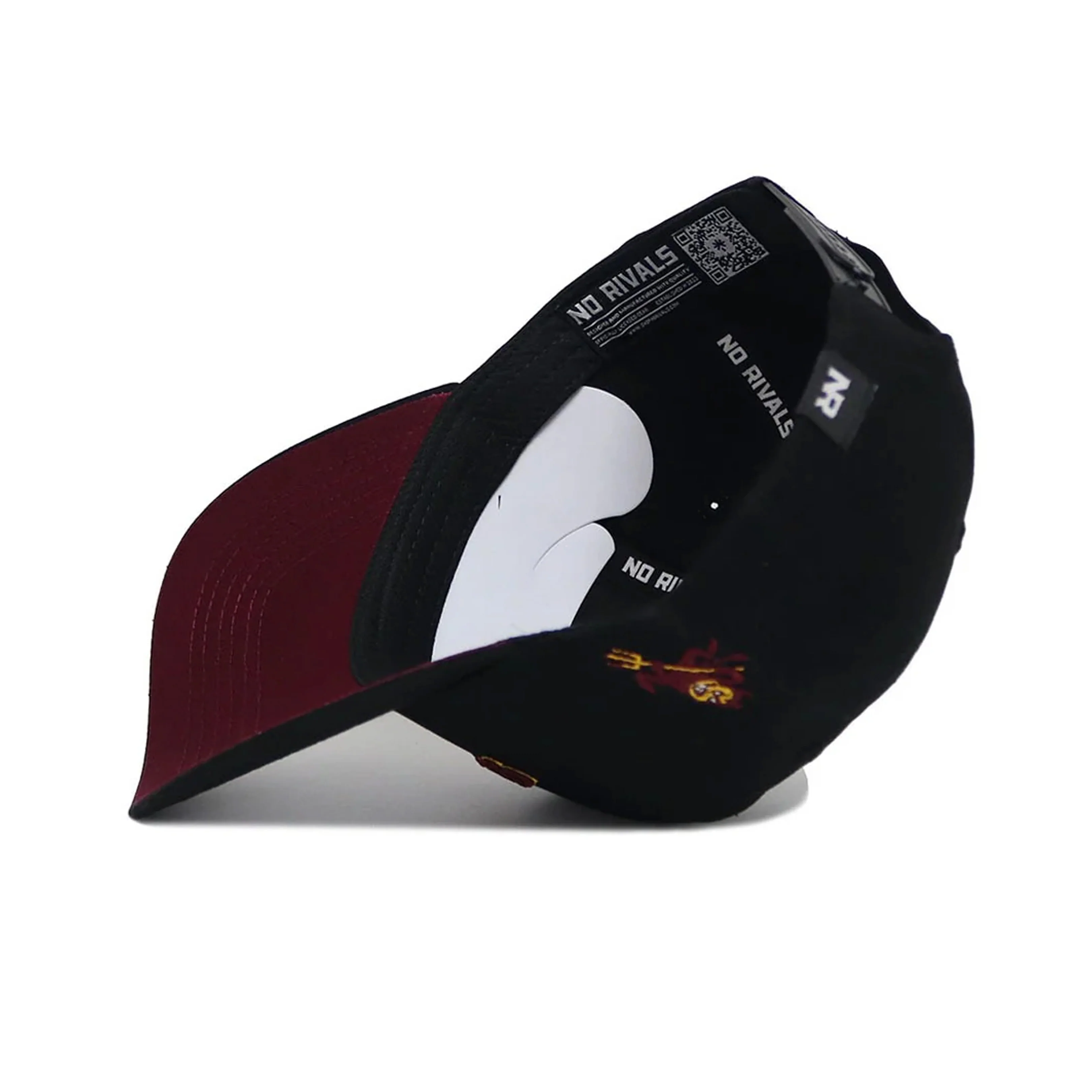 NCAA Arizona State Sun Devils No Rivals Upside Down Blackout Structured Hat- Black - Image 4
