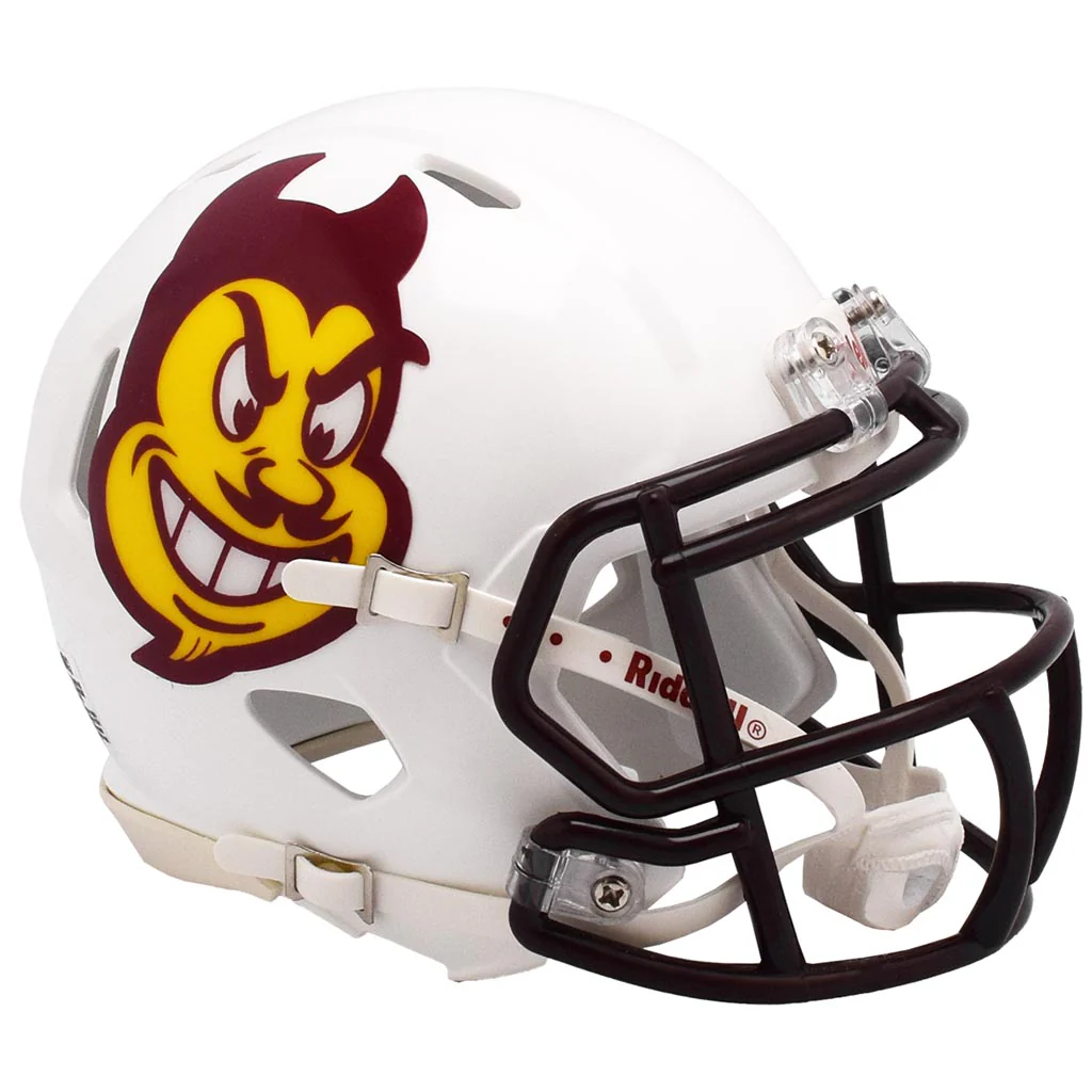 NCAA Arizona State Sun Devils Riddell Sparky Mini Speed Helmet - White