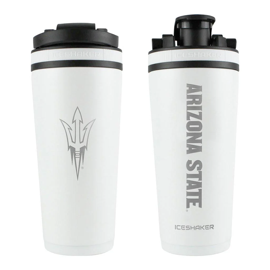 NCAA Arizona State Sun Devils WinCraft 26oz Ice Shaker - White