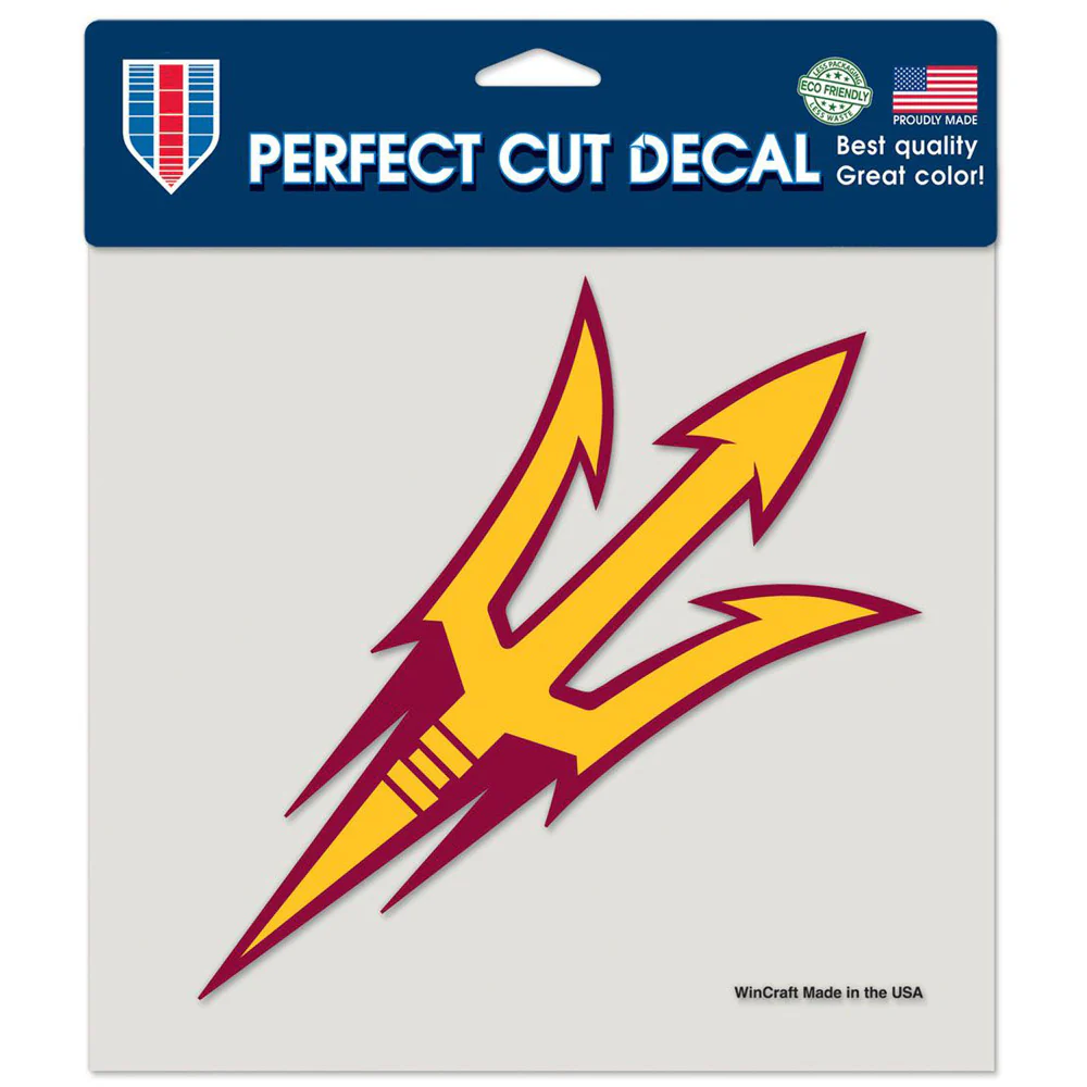 NCAA Arizona State Sun Devils WinCraft 8" x 8" Logo Decal