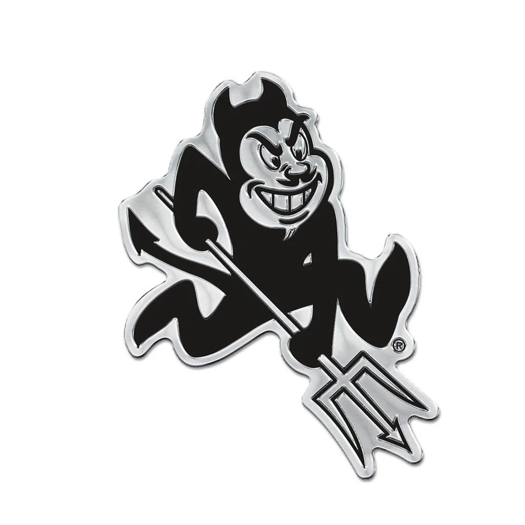 NCAA Arizona State Sun Devils WinCraft Sparky Chrome Auto Emblem - Chrome
