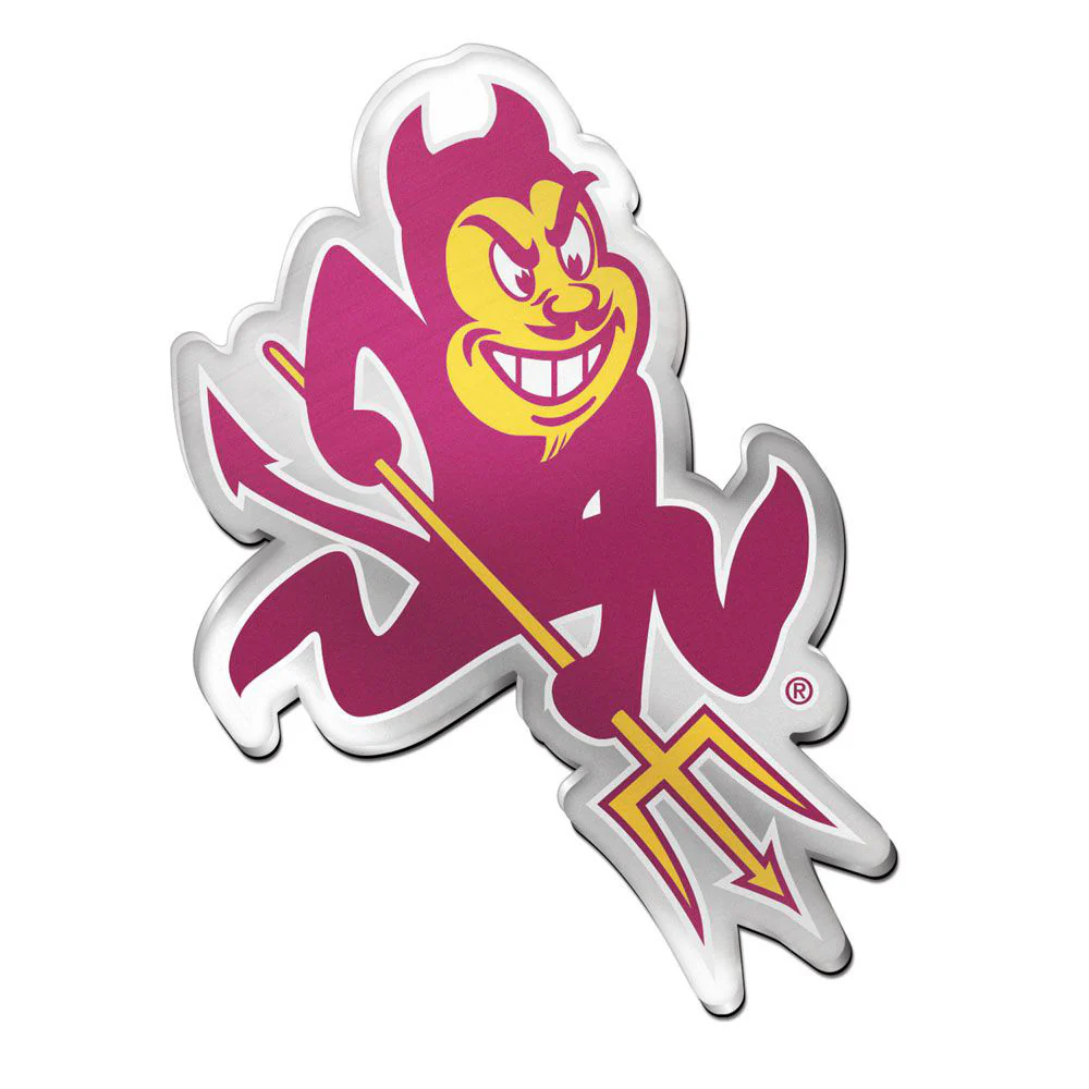 NCAA Arizona State Sun Devils WinCraft Sparky Color Emblem - Maroon