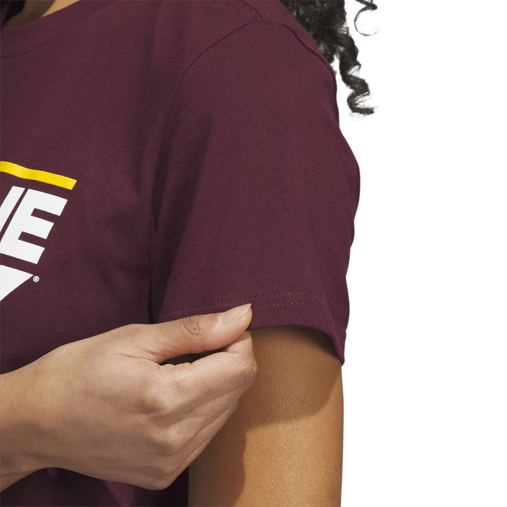 NCAA Arizona State Sun Devils Women's adidas Fear the Fork T-Shirt - Maroon - Image 4