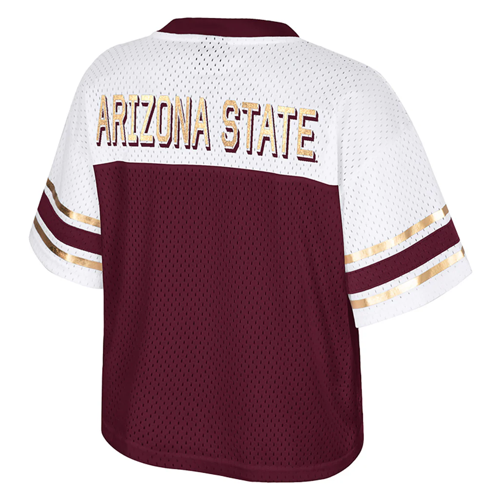 NCAA Arizona State Sun Devils Women's Colosseum Posh Jersey Top - Maroon - Image 2