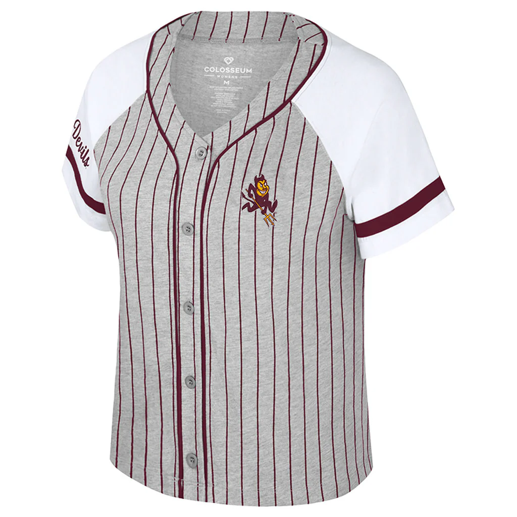 NCAA Arizona State Sun Devils Women's Colosseum This Feeling Knit Top - Gray