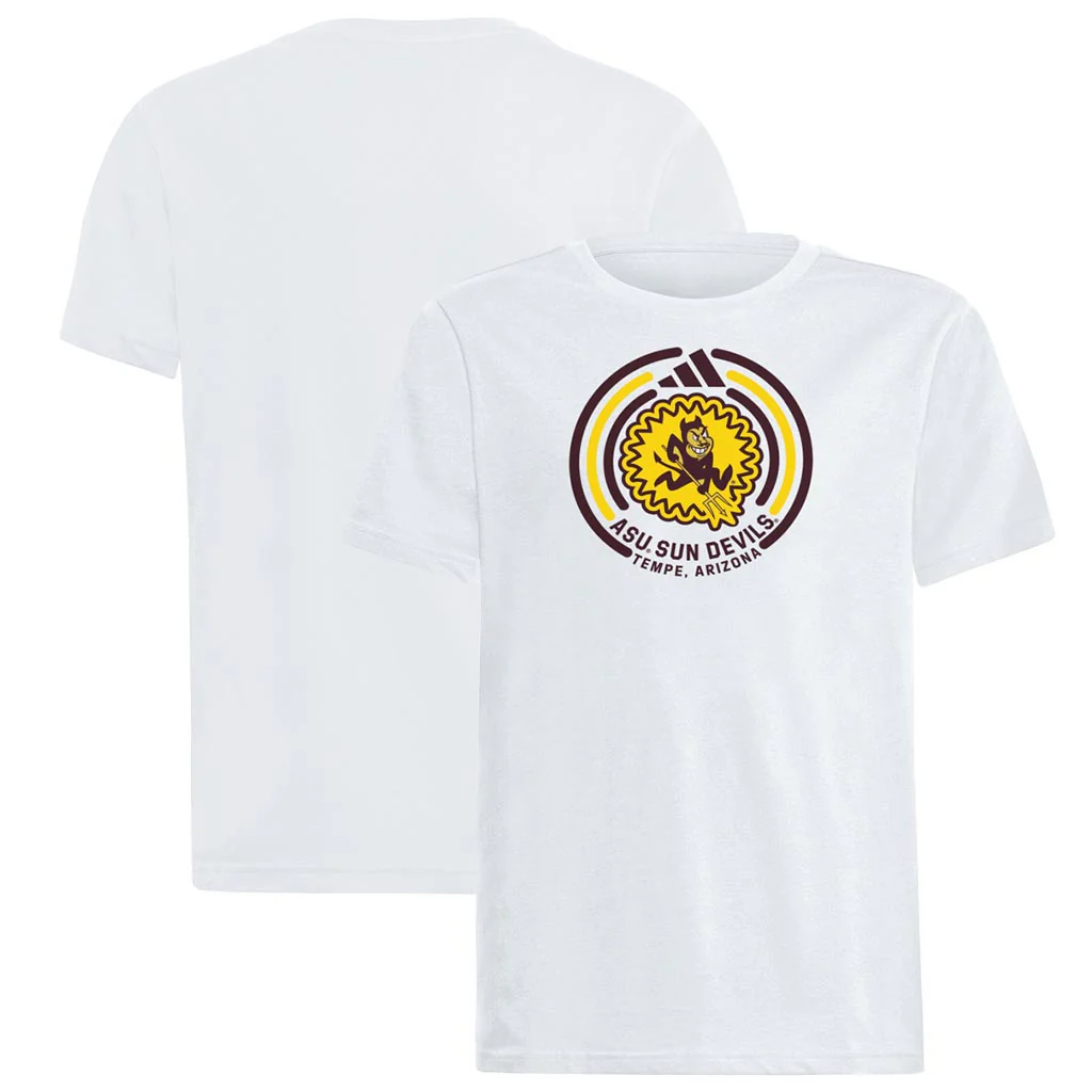 NCAA Arizona State Sun Devils Youth adidas Strategy T-Shirt - White