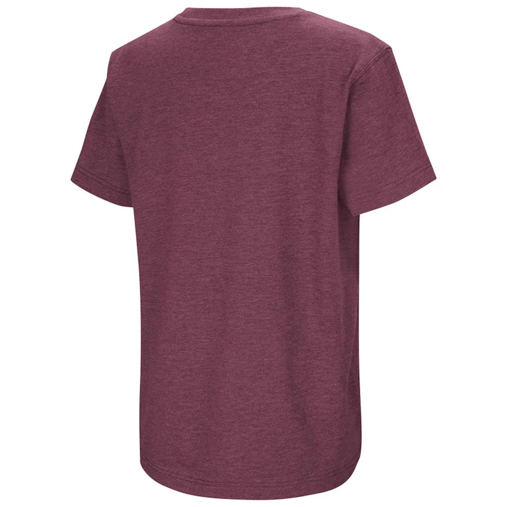 NCAA Arizona State Sun Devils Youth Colosseum Fork Tee - Maroon - Image 2