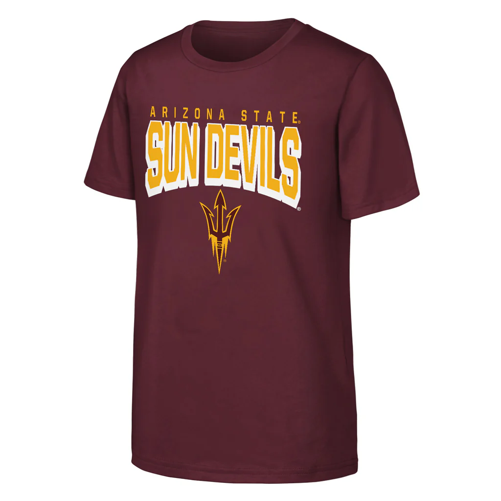 NCAA Arizona State Sun Devils Youth Outerstuff On The Block T-Shirt