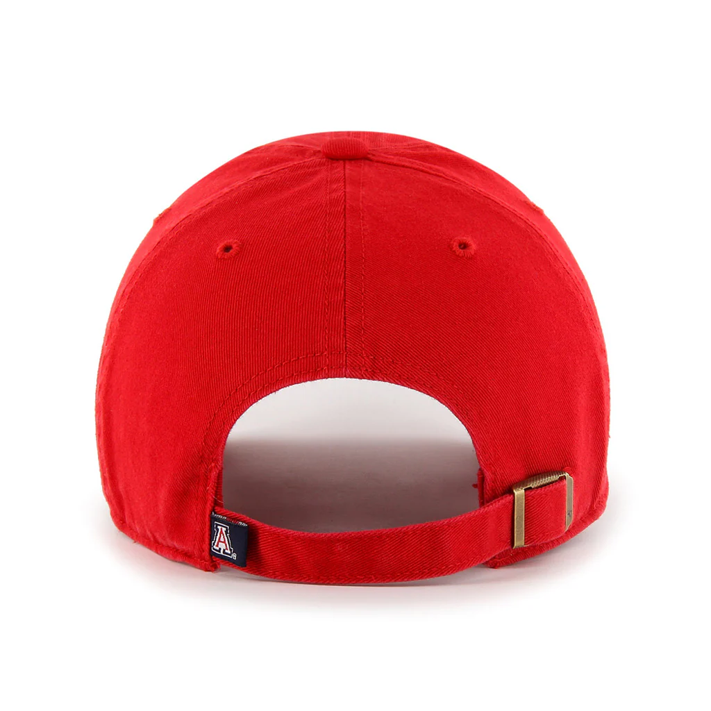 NCAA Arizona Wildcats '47 Primary Logo Clean Up Adjustable Hat - Red - Image 2