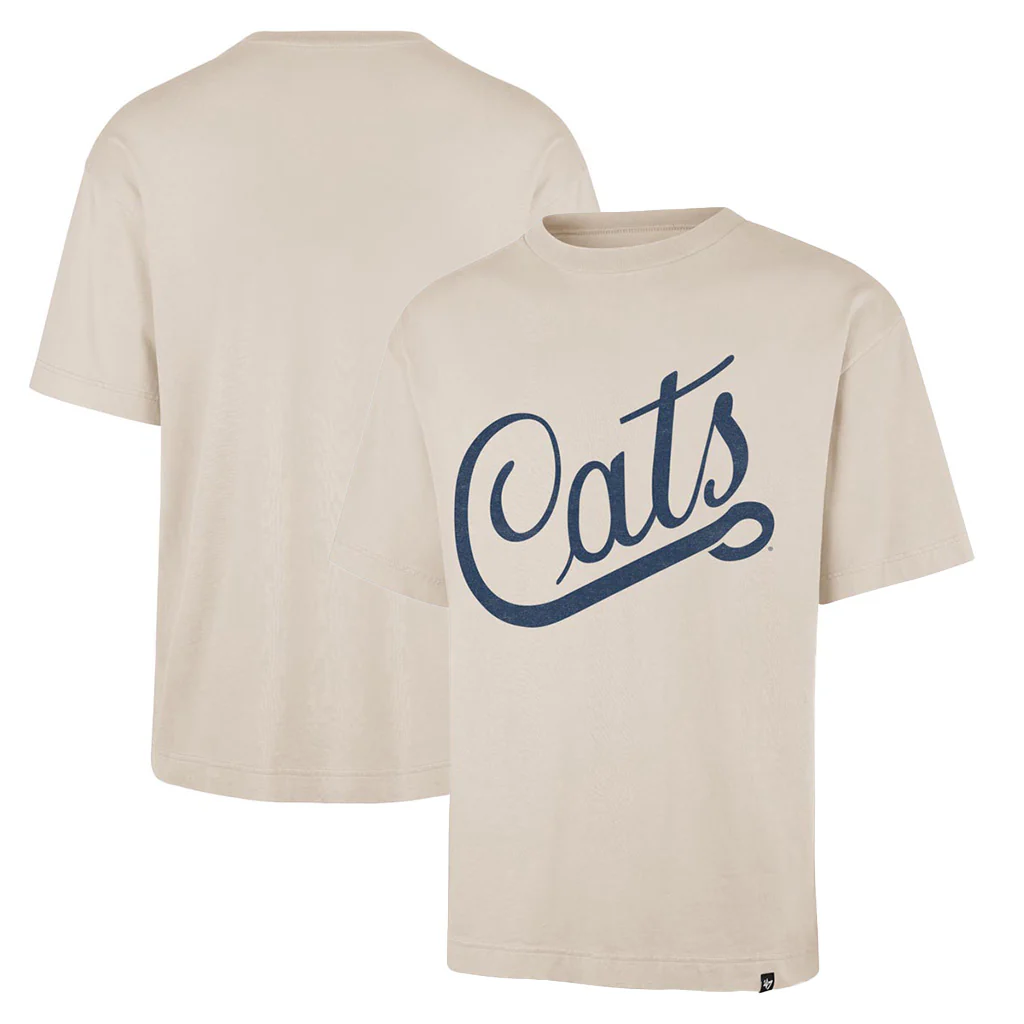 NCAA Arizona Wildcats '47 "CATS" Bouldering Ravine Foundation T-Shirt - Sand