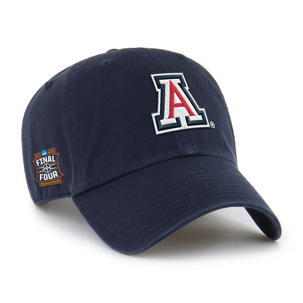 NCAA Arizona Wildcats '47 Final Four 2026 Patch Clean Up Adjustable Hat - Navy