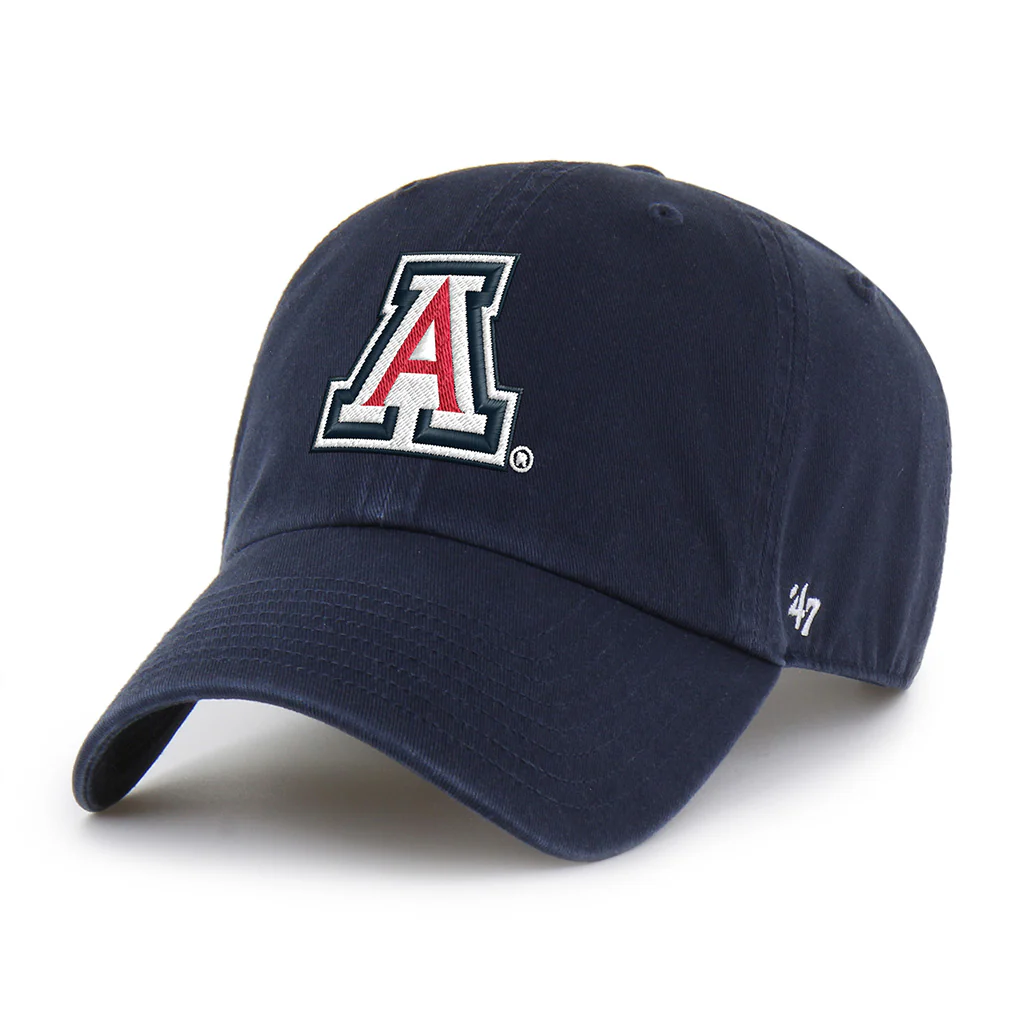 NCAA Arizona Wildcats '47 Final Four 2026 Patch Clean Up Adjustable Hat - Navy - Image 2