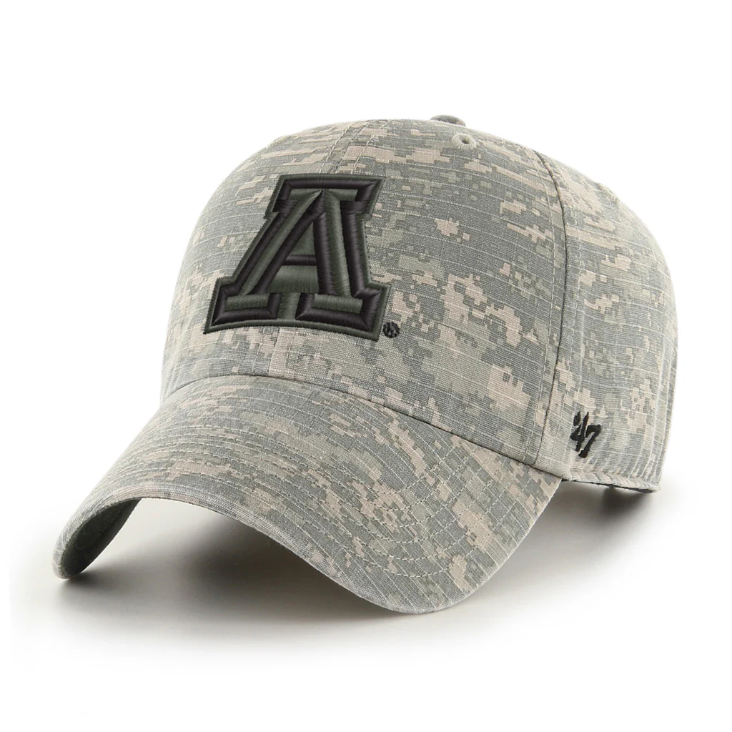NCAA Arizona Wildcats '47 Nilan Clean Up Adjustable Hat - Camo - Image 2