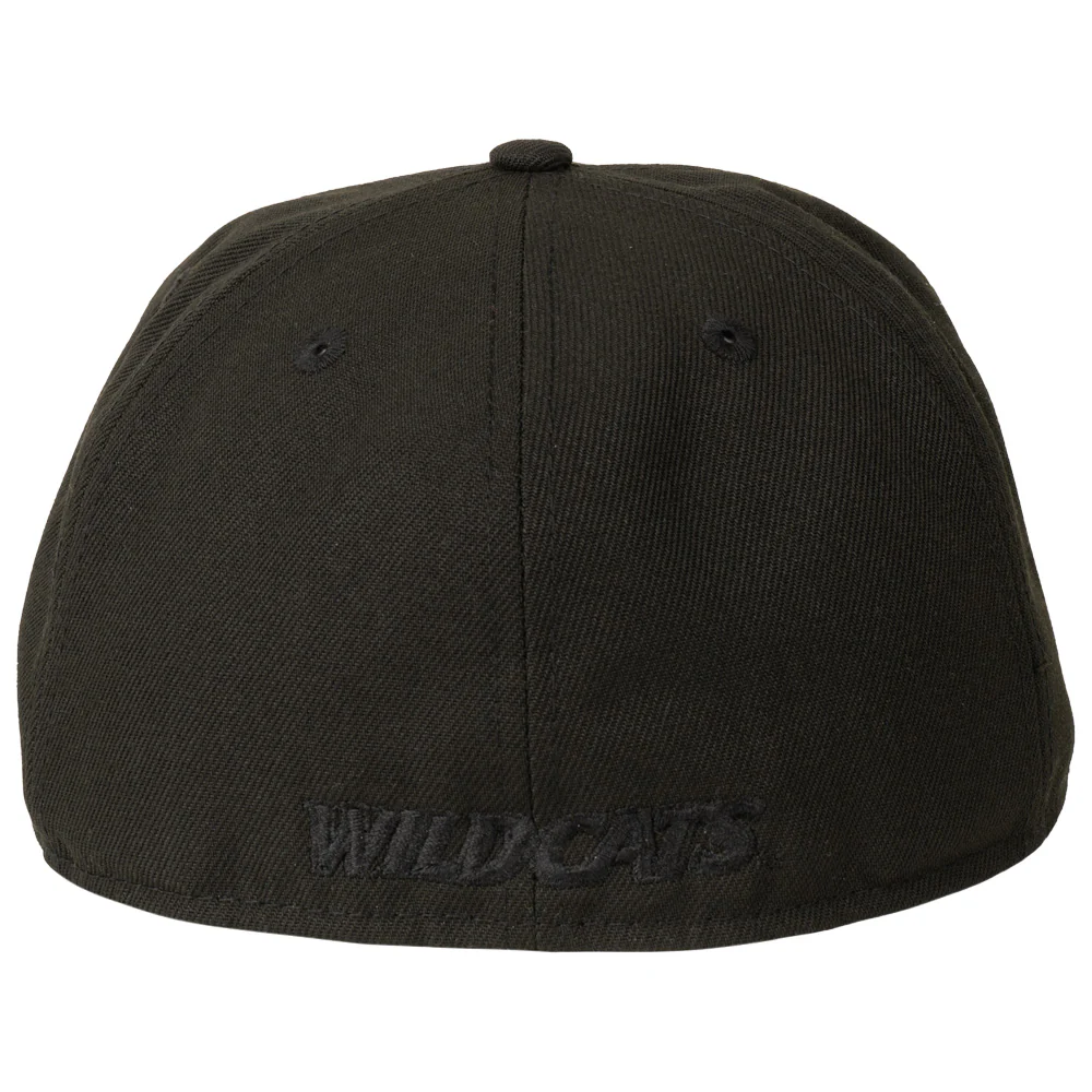 NCAA Arizona Wildcats Black On Black Primary Logo 59FIFTY Fitted Hat - Black - Image 2