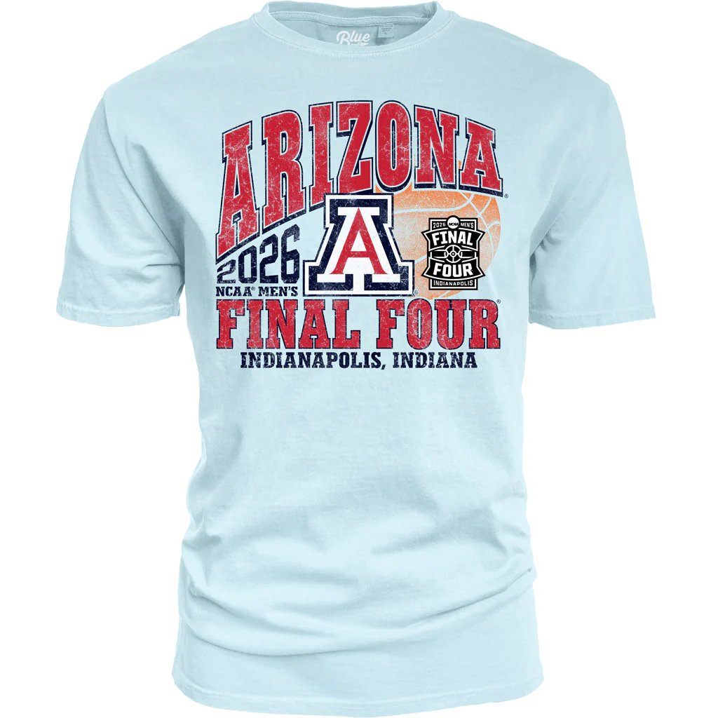 NCAA Arizona Wildcats Blue 84 2026 Final Four Sweet Deal T-Shirt - Light Blue