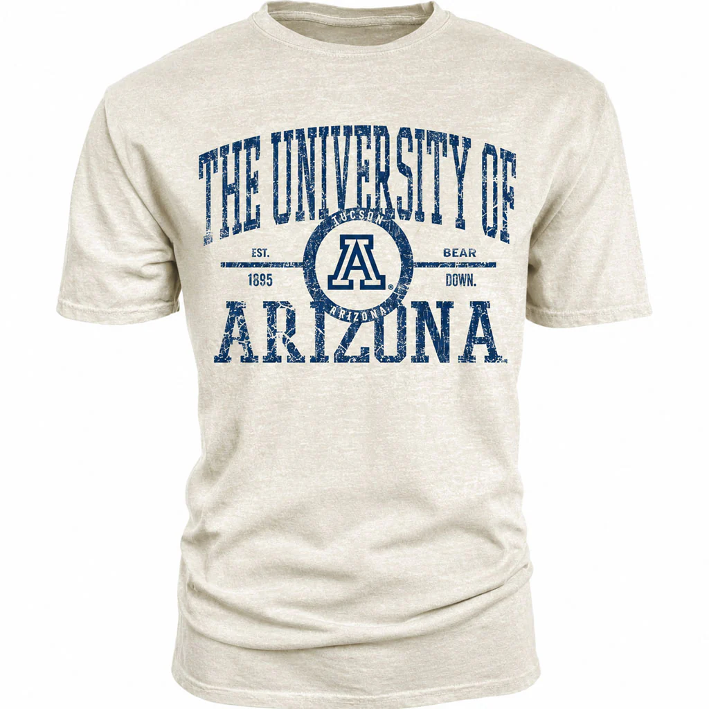 NCAA Arizona Wildcats Blue 84 Conservative T-Shirt - Heather gray