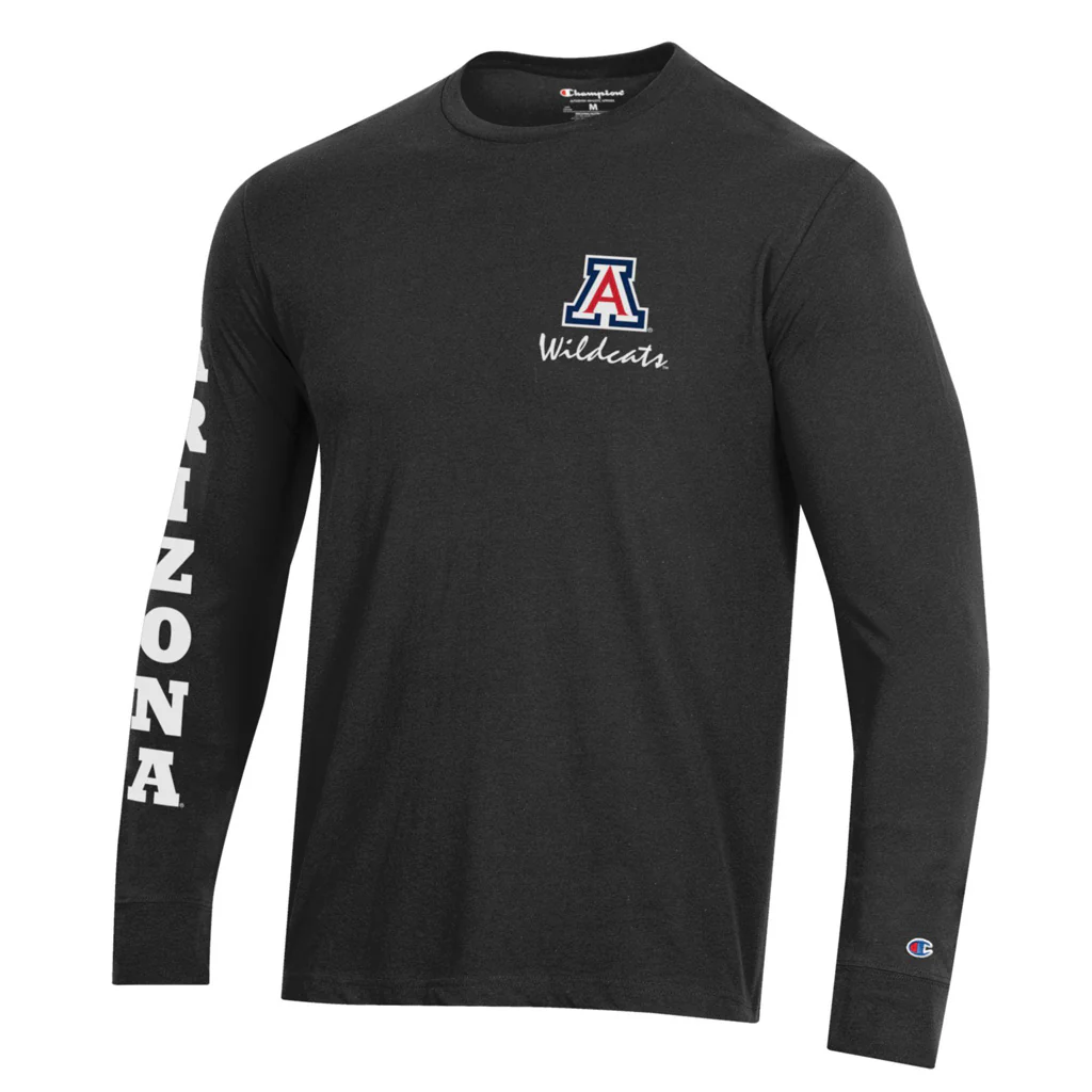 NCAA Arizona Wildcats Champion Bottlecap Long Sleeve T-Shirt - Black - Image 2