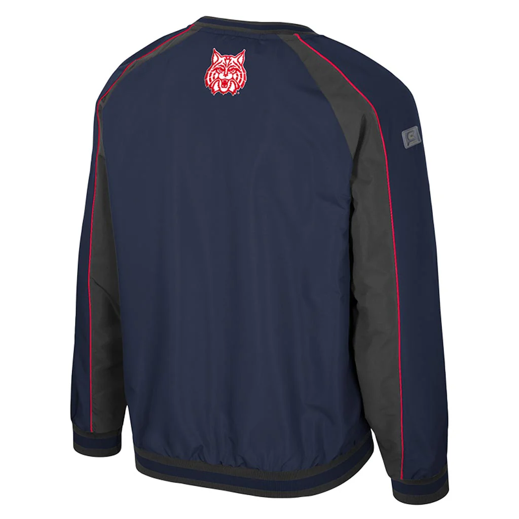 NCAA Arizona Wildcats Colosseum Goes America Coach Jacket - Navy - Image 2