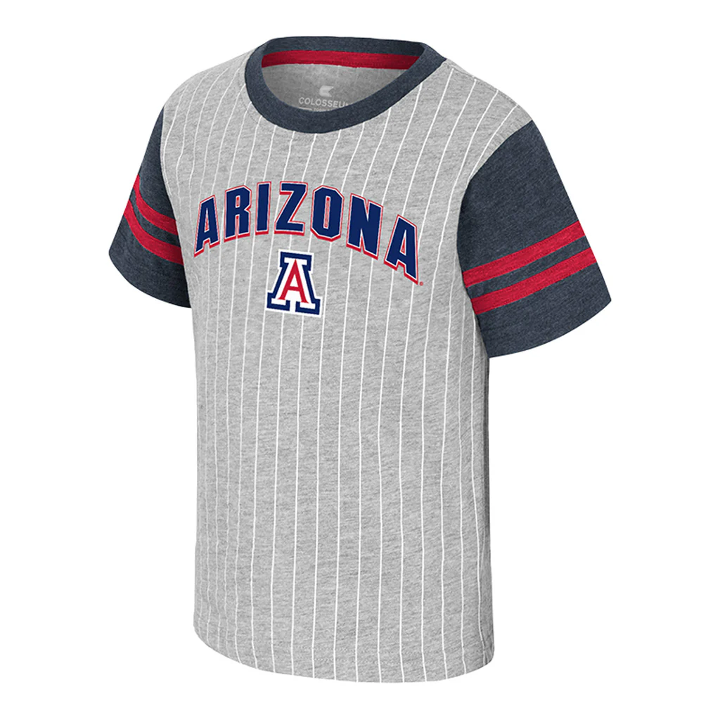 NCAA Arizona Wildcats Colosseum Toddler Airball T-Shirt - Gray