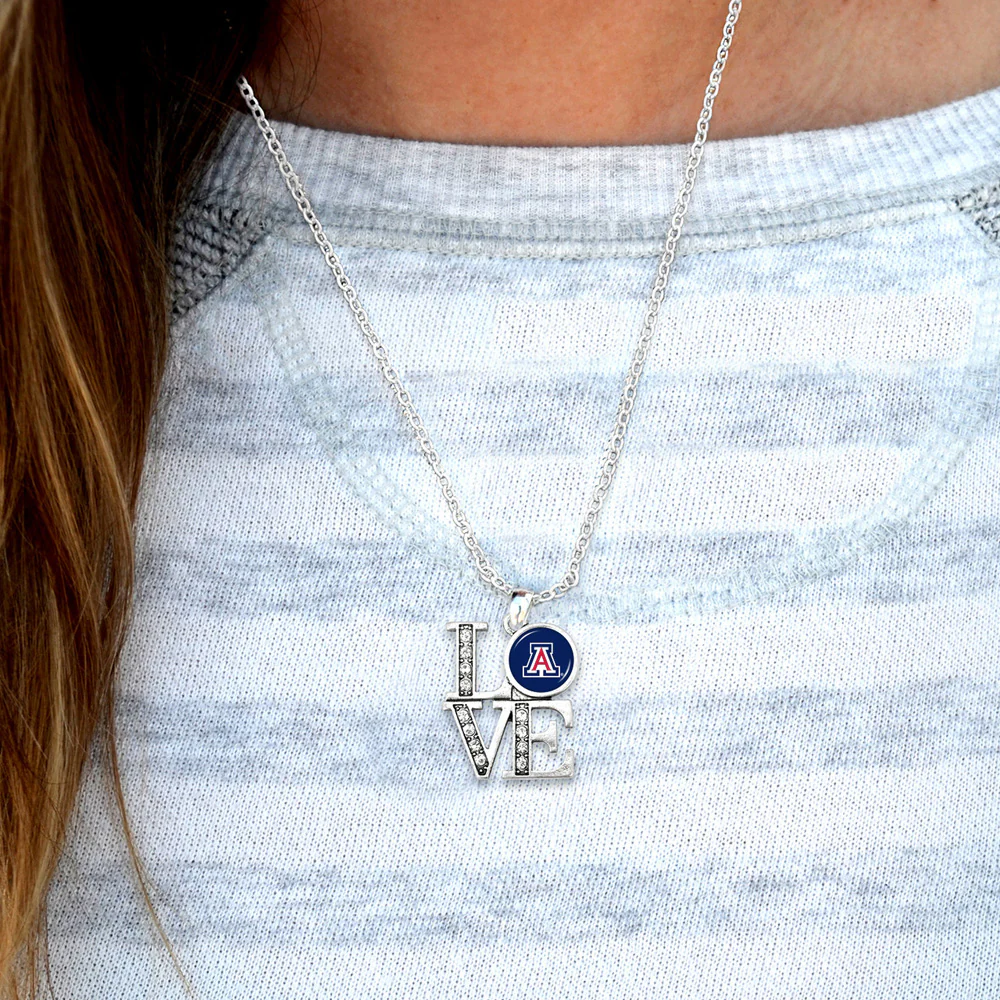 NCAA Arizona Wildcats Gentry USA LOVE Necklace - Image 2