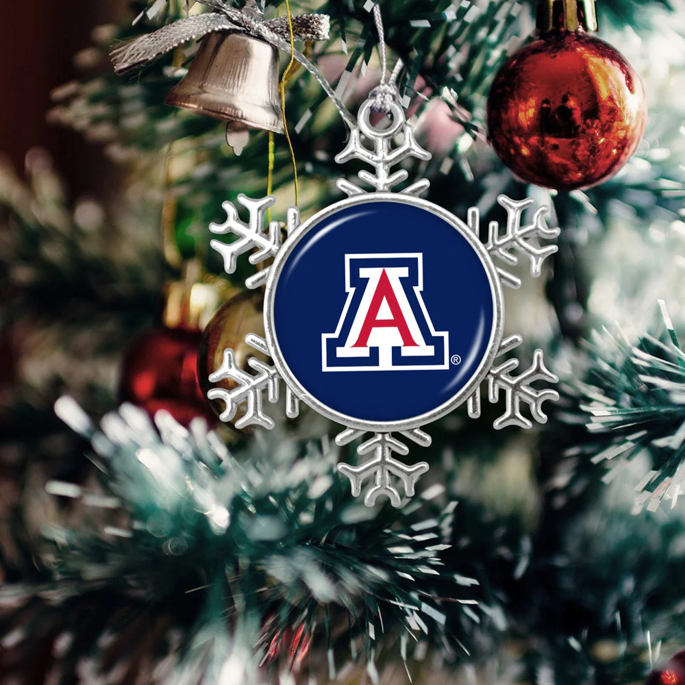 NCAA Arizona Wildcats Gentry USA Snowflake Ornament - Image 2