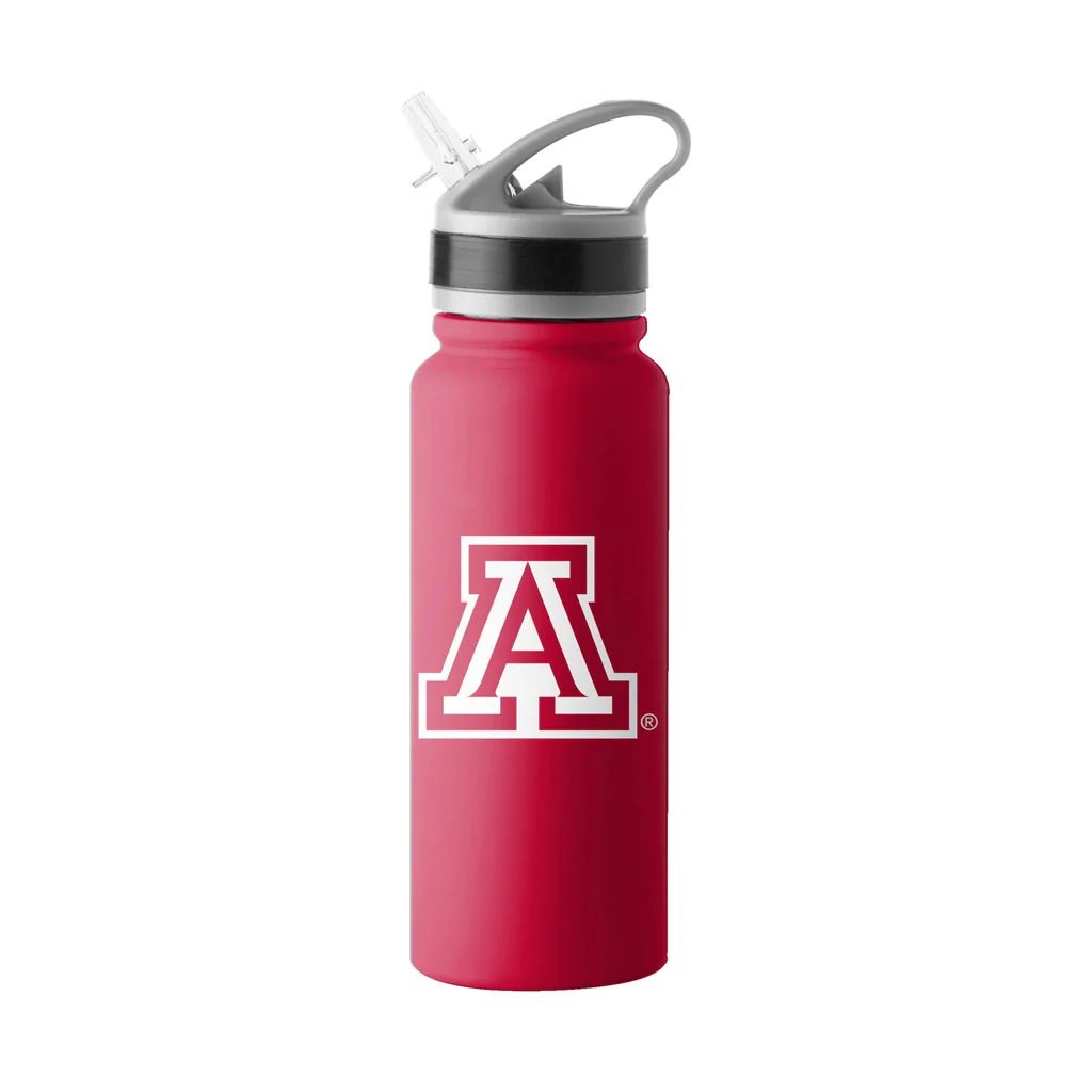 NCAA Arizona Wildcats Logo Brands 25oz Stainless Steel Single Wall Flip Top Bottle