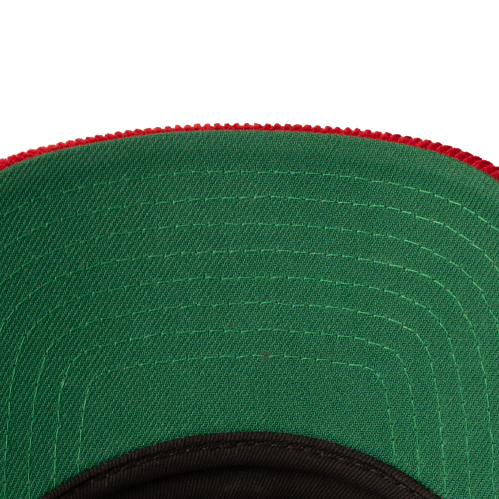 NCAA Arizona Wildcats New Era All Corduroy 9FIFTY A-Frame Snapback Hat - Cream - Image 3