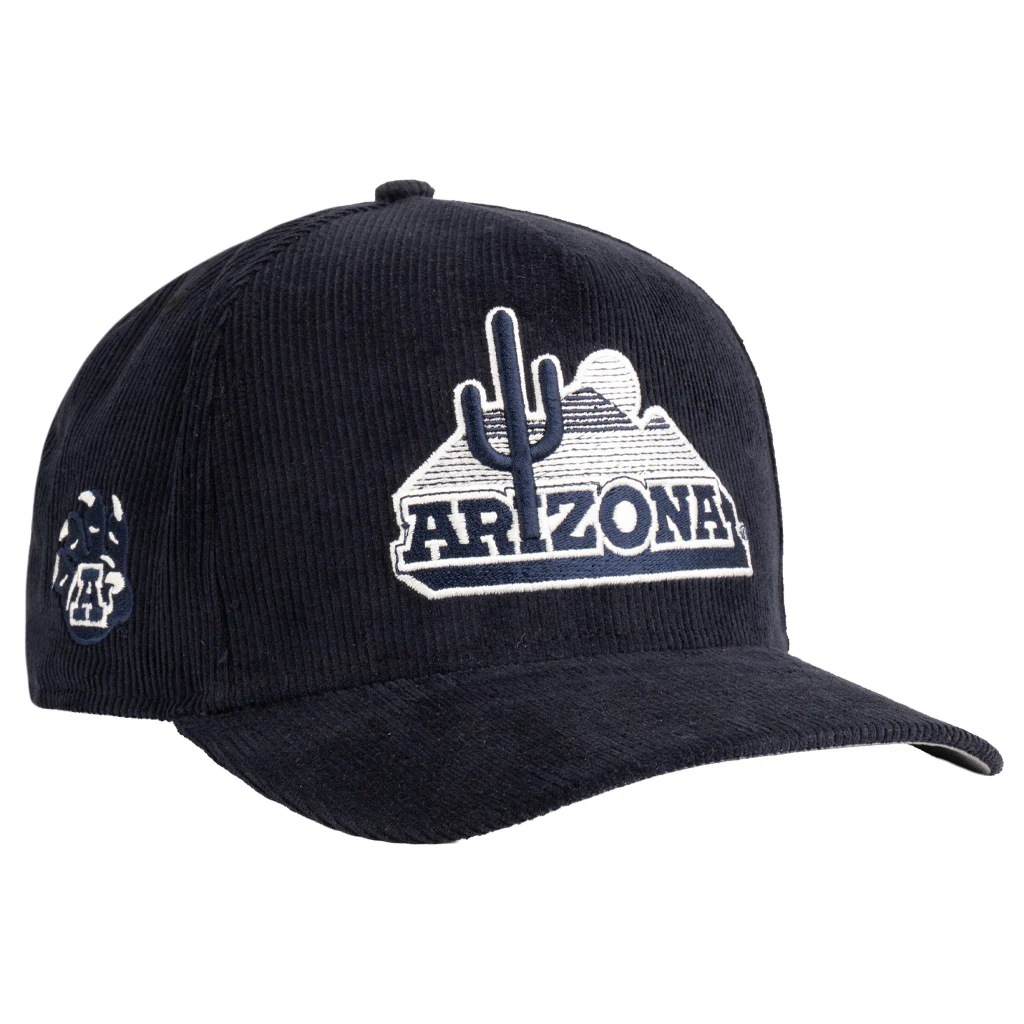 NCAA Arizona Wildcats New Era Corduroy 9FIFTY A-Frame Snapback Hat - Navy