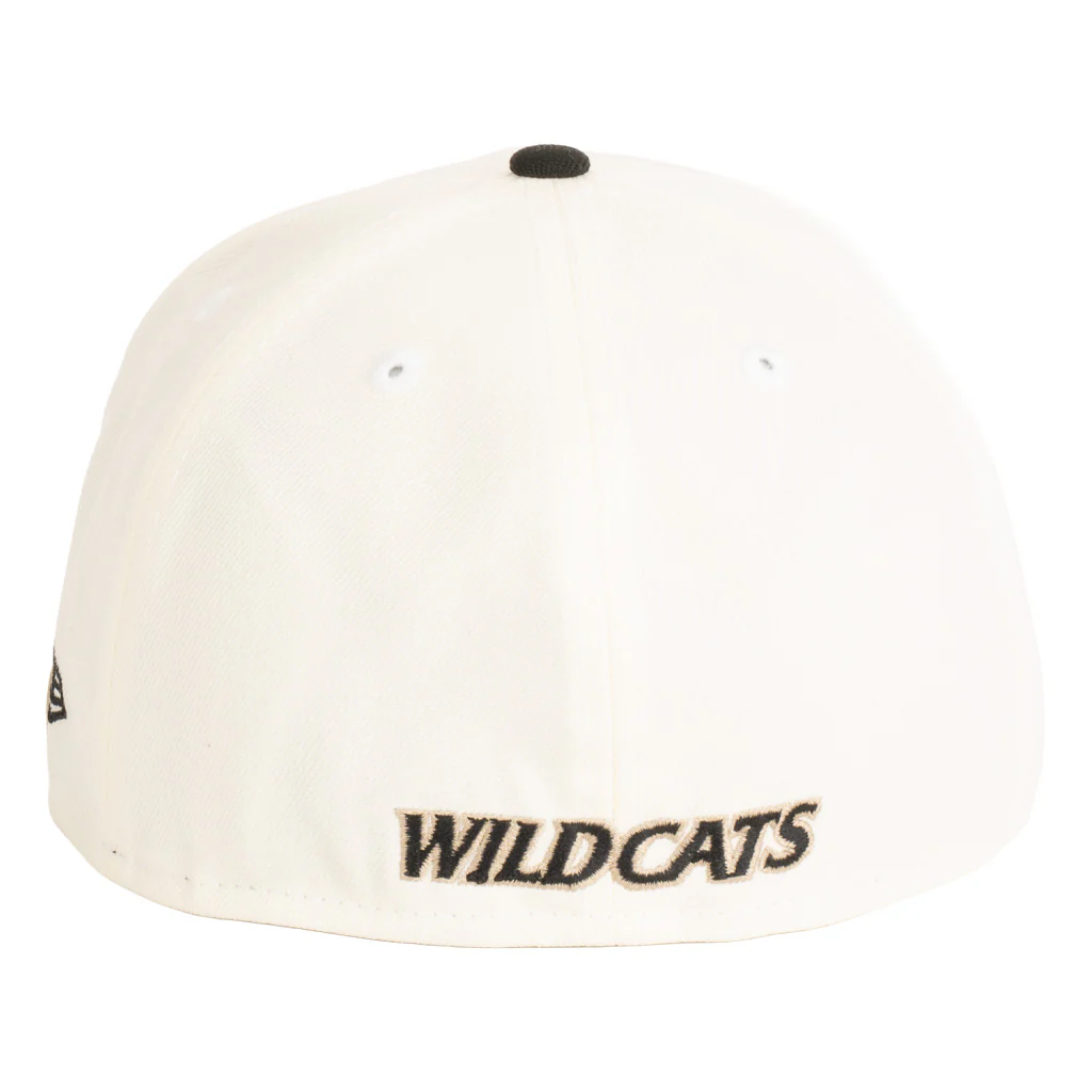 NCAA Arizona Wildcats New Era Dark Harvester 59FIFTY Fitted Hat - Cream - Image 2