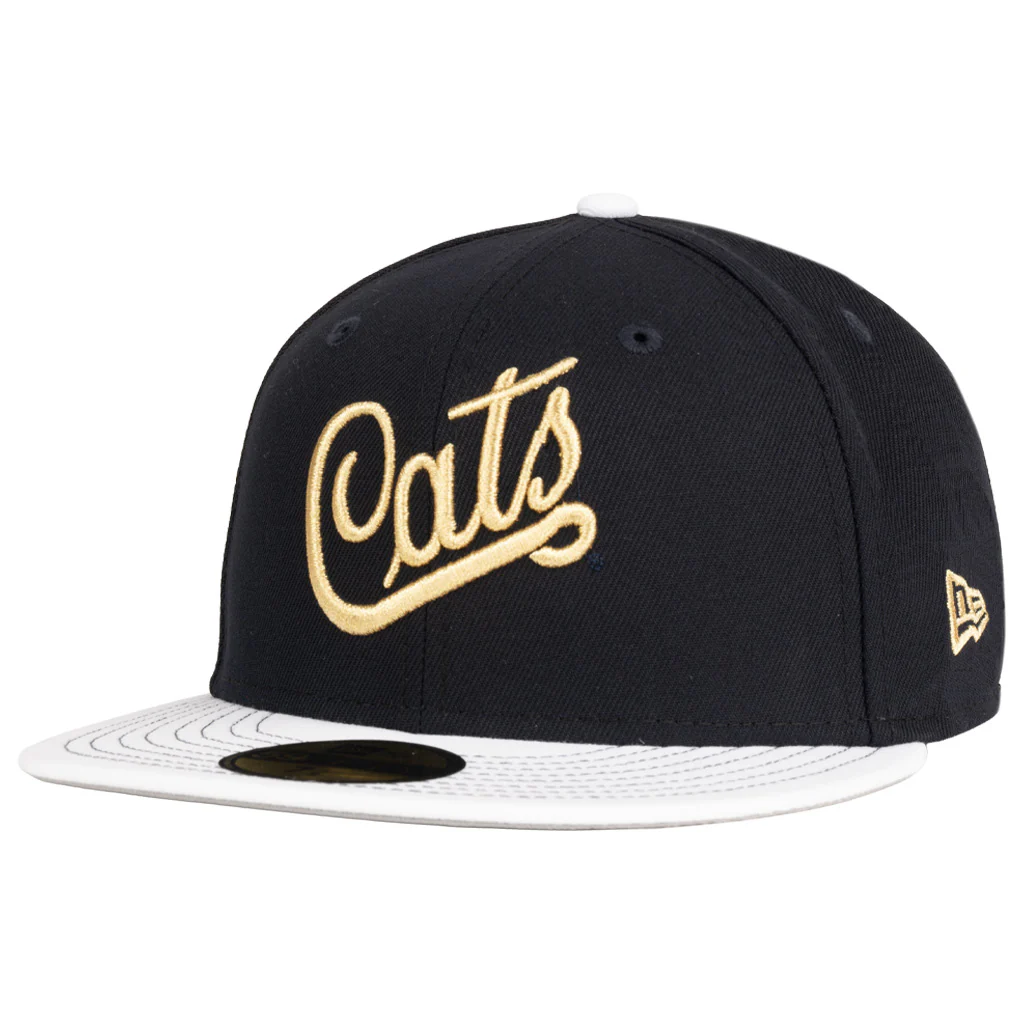 NCAA Arizona Wildcats New Era Gold Medal 59FIFTY Fitted Hat - Navy - Image 2