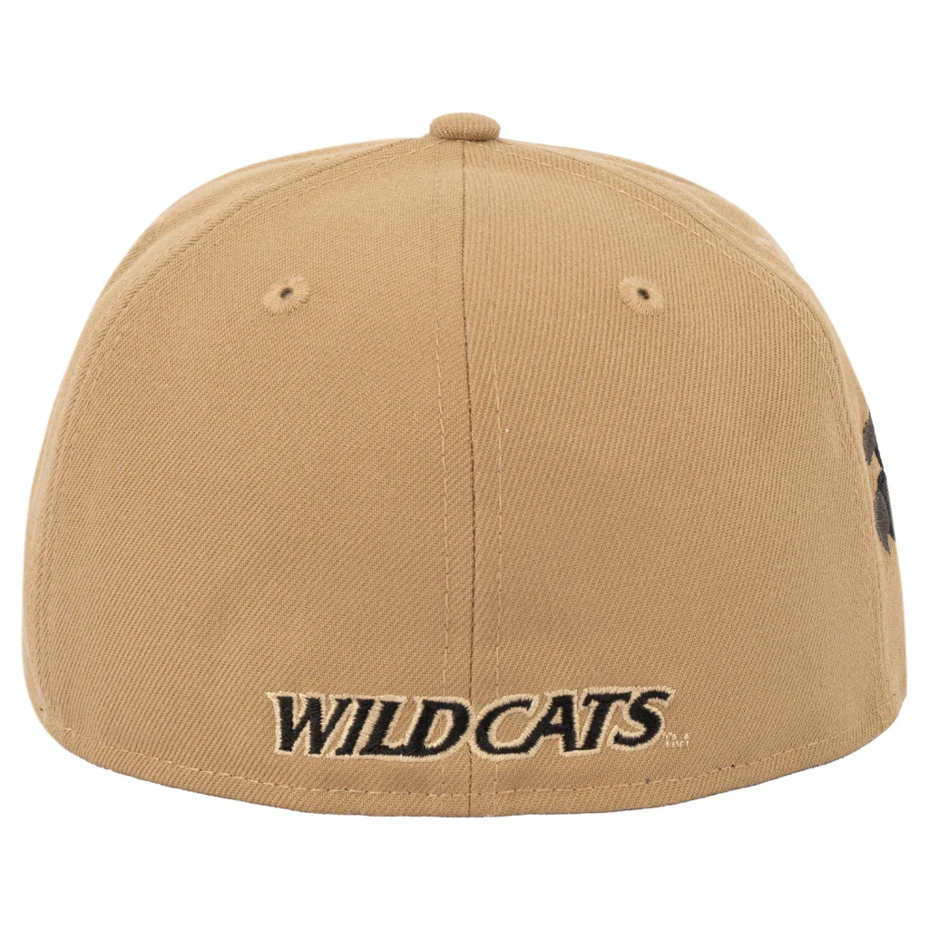 NCAA Arizona Wildcats New Era Mocha 59FIFTY Fitted Hat - Khaki - Image 3