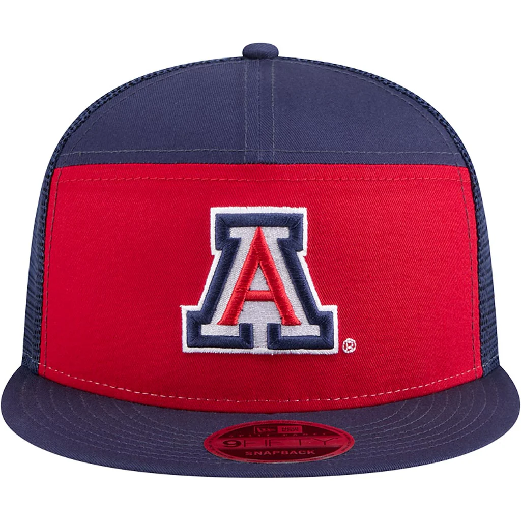 NCAA Arizona Wildcats New Era Outdoor 9FIFTY Split Panel Snapback Hat - Red - Image 3