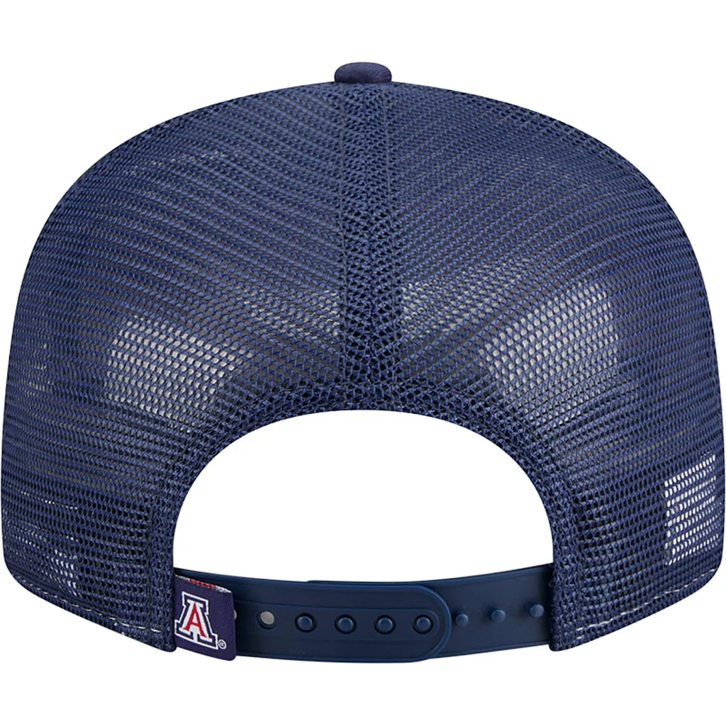 NCAA Arizona Wildcats New Era Outdoor 9FIFTY Split Panel Snapback Hat - Red - Image 4
