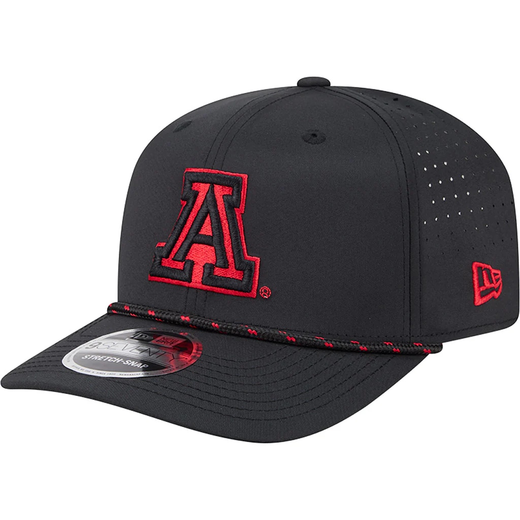 NCAA Arizona Wildcats New Era Sport 9SEVENTY Stretch Snap Hat - Black