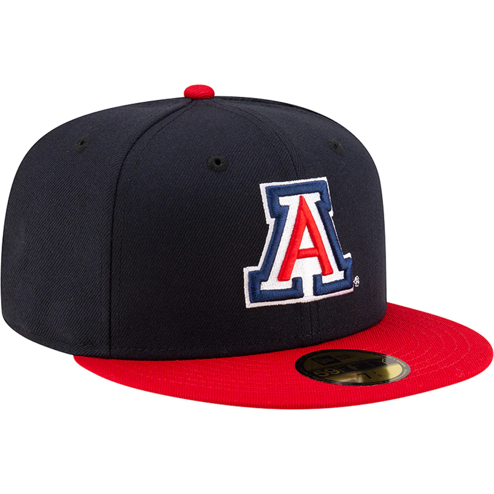 NCAA Arizona Wildcats New Era Two-Tone Primary Logo 59FIFTY Fitted Hat - Image 2