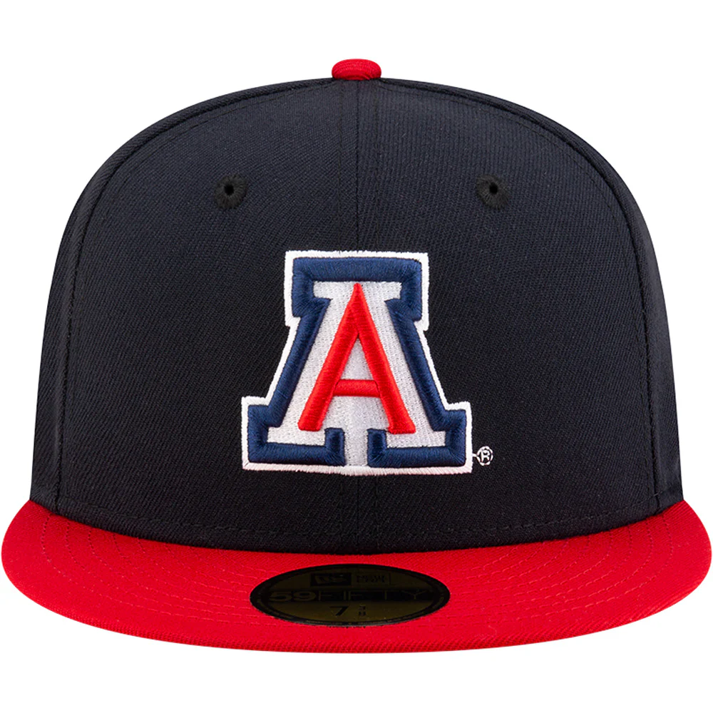 NCAA Arizona Wildcats New Era Two-Tone Primary Logo 59FIFTY Fitted Hat - Image 3