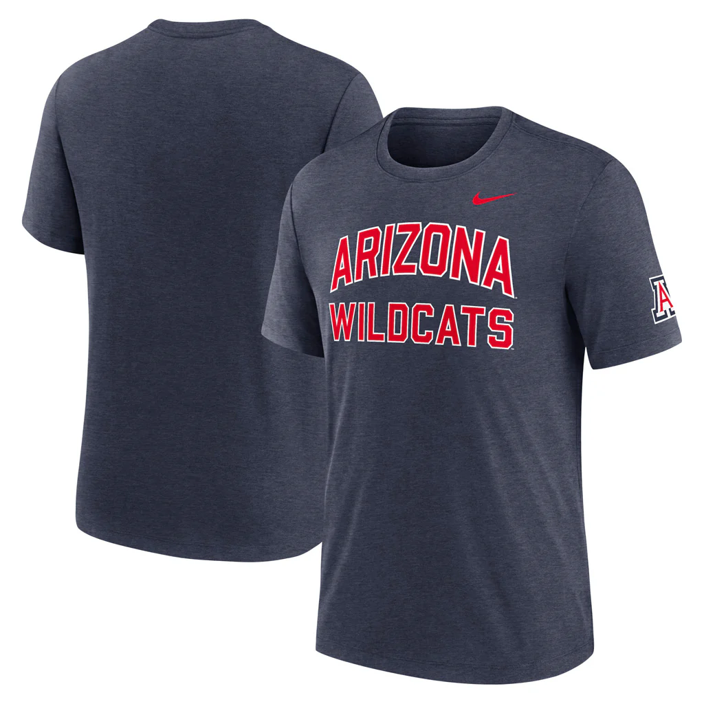 NCAA Arizona Wildcats Nike 2-Hit Collegiate Block T-Shirt