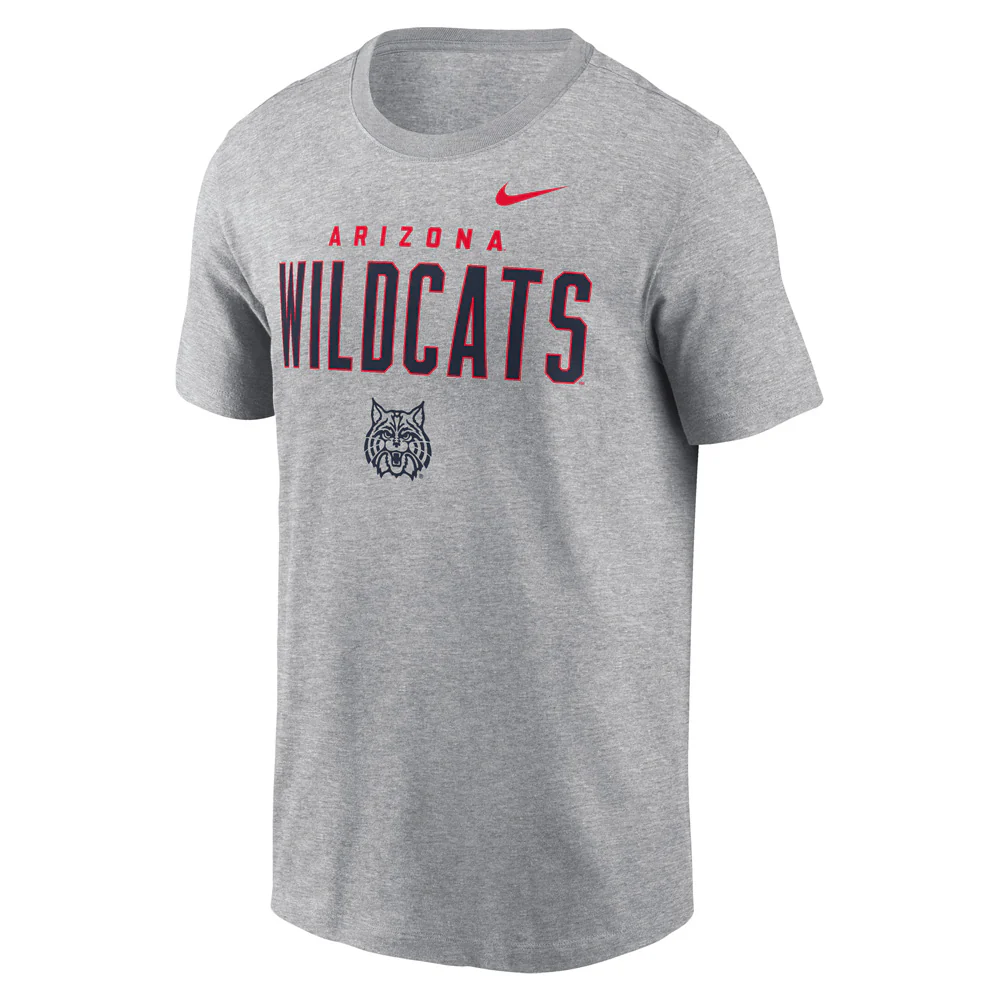 NCAA Arizona Wildcats Nike 2-Hit Wildcats T-Shirt - Gray - Image 2