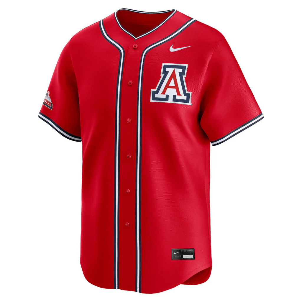 NCAA Arizona Wildcats Nike 2025 Limited Alt Baseball Jersey - Red - Image 2