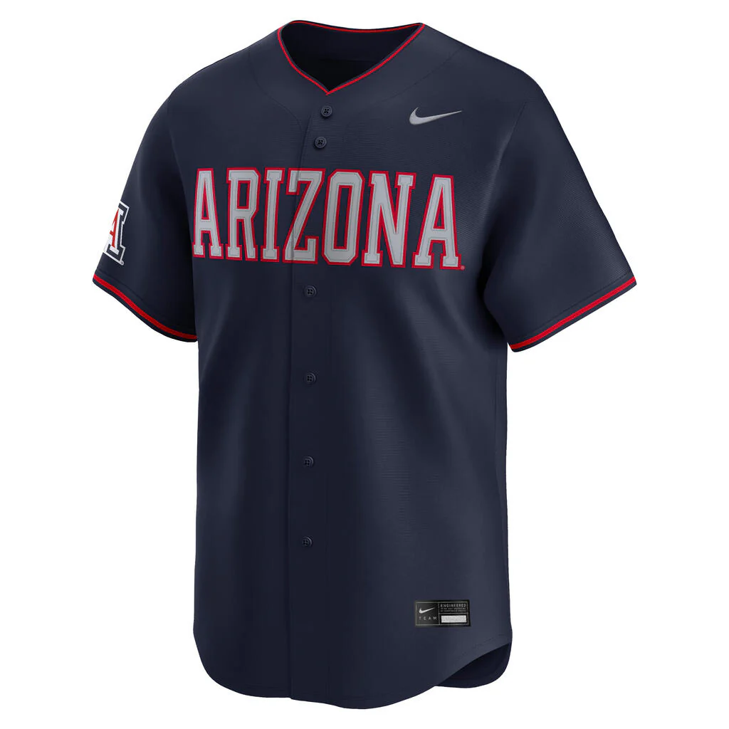 NCAA Arizona Wildcats Nike 2025 Limited Road Baseball Jersey - Navy - Image 2