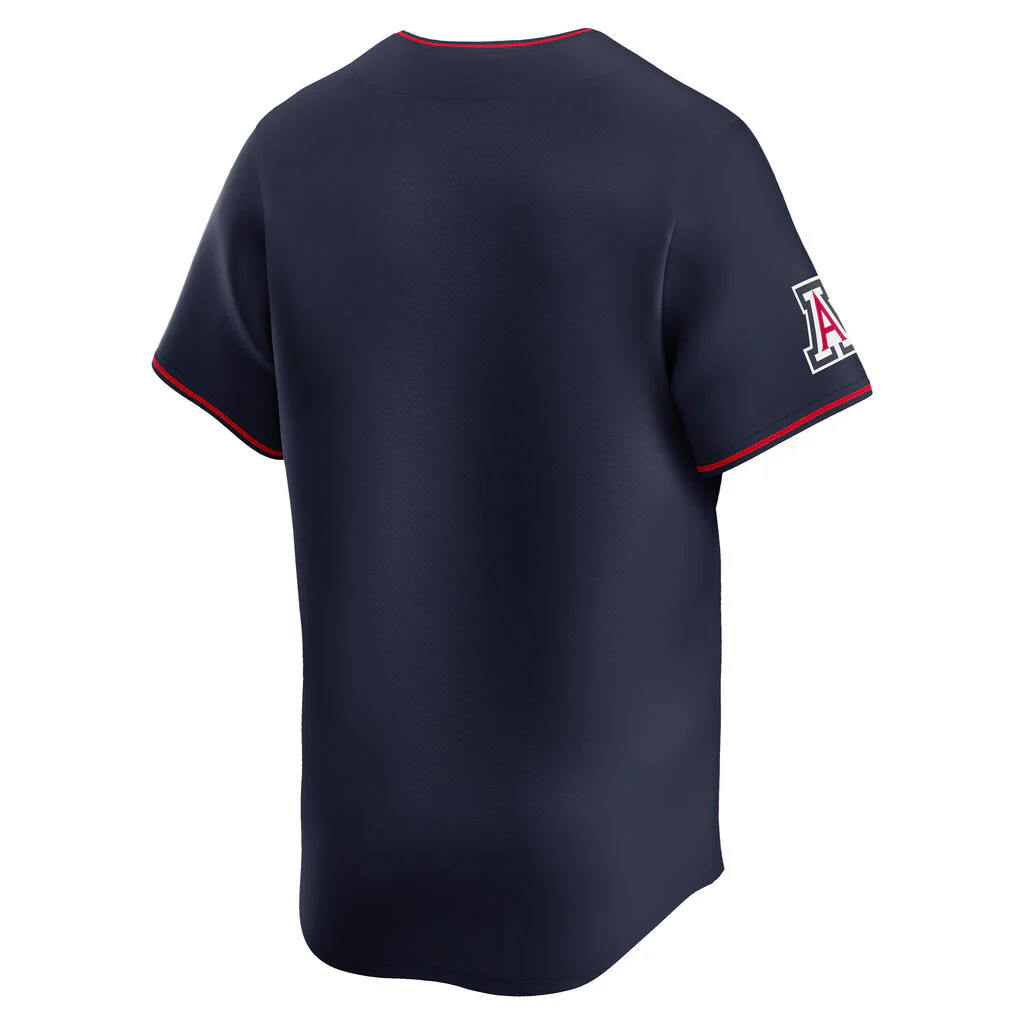 NCAA Arizona Wildcats Nike 2025 Limited Road Baseball Jersey - Navy - Image 3