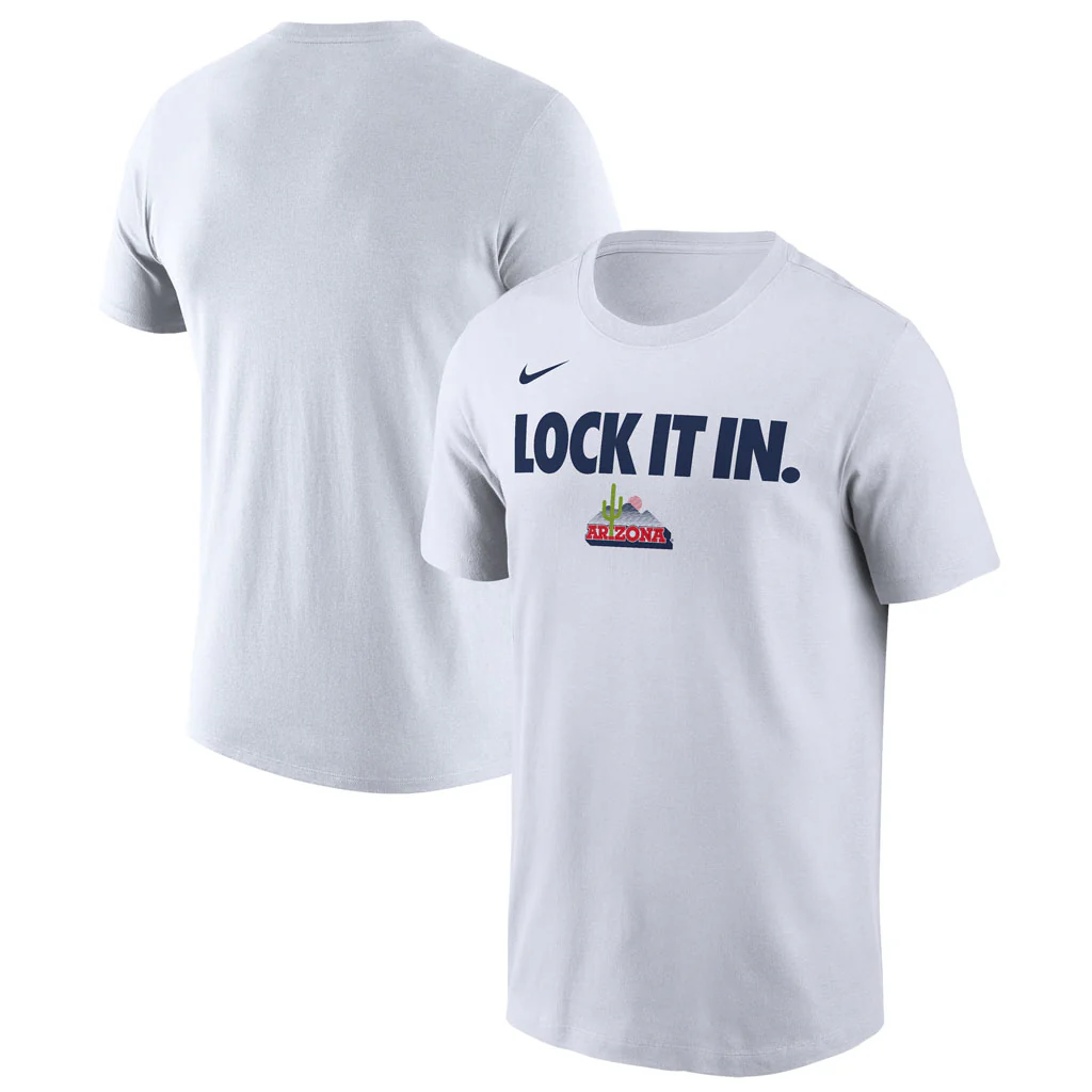 NCAA Arizona Wildcats Nike 2026 Bench T-Shirt - White