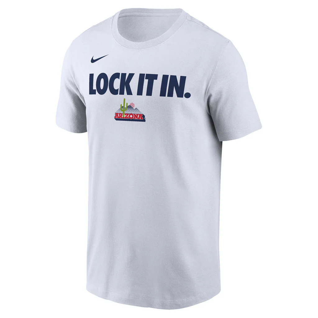 NCAA Arizona Wildcats Nike 2026 Bench T-Shirt - White - Image 2
